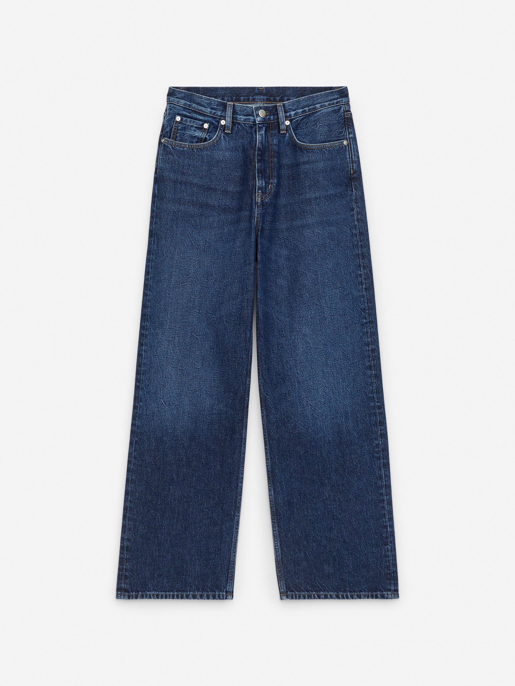 Größeres Bild anzeigen: CORAL Wide Jeans - Dunkelblau - Ladies | H&M AT 5