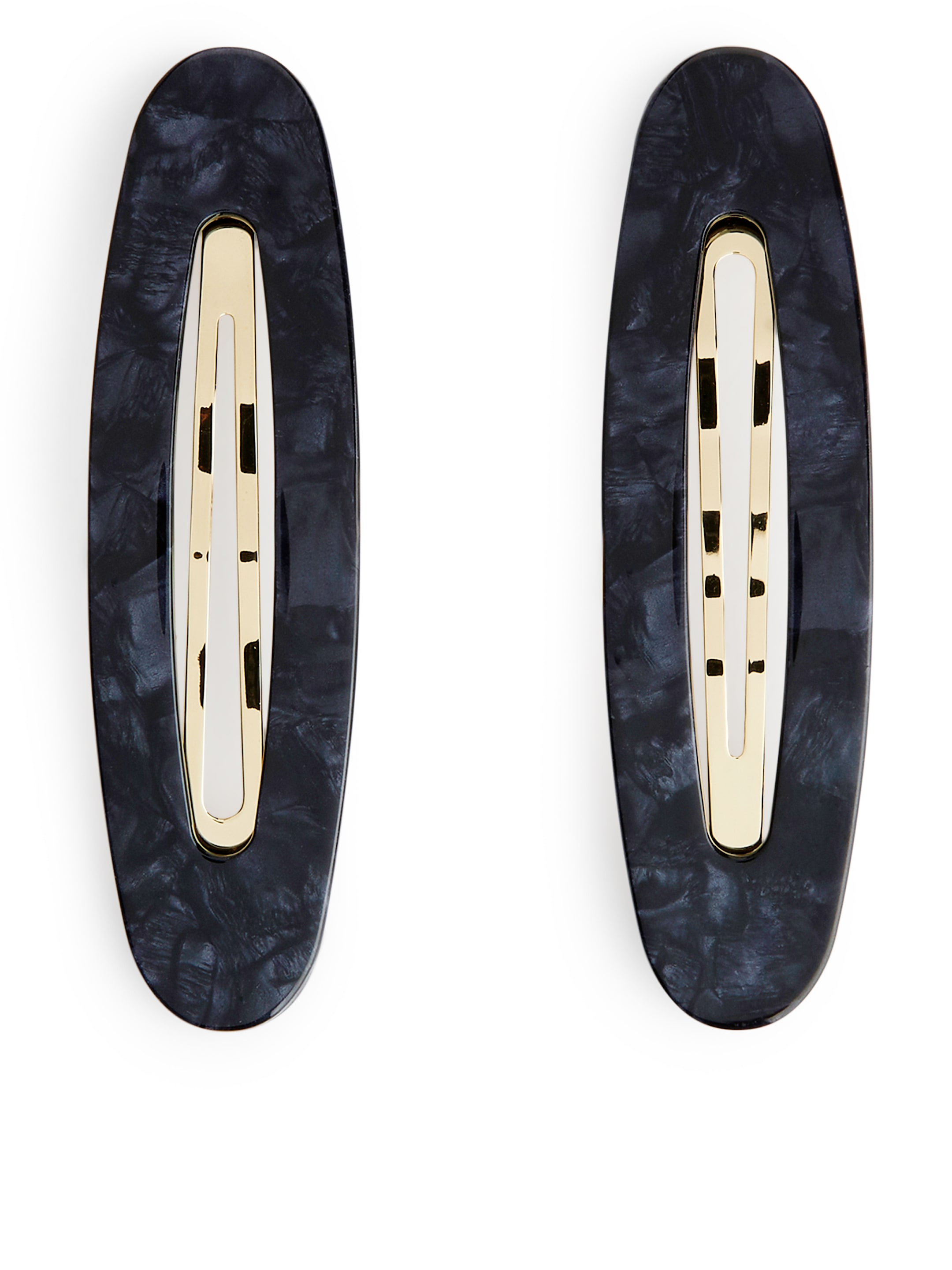 Hair Clips Set of 2 - Black - Women - StillMedia/DescriptiveStillLife - 1