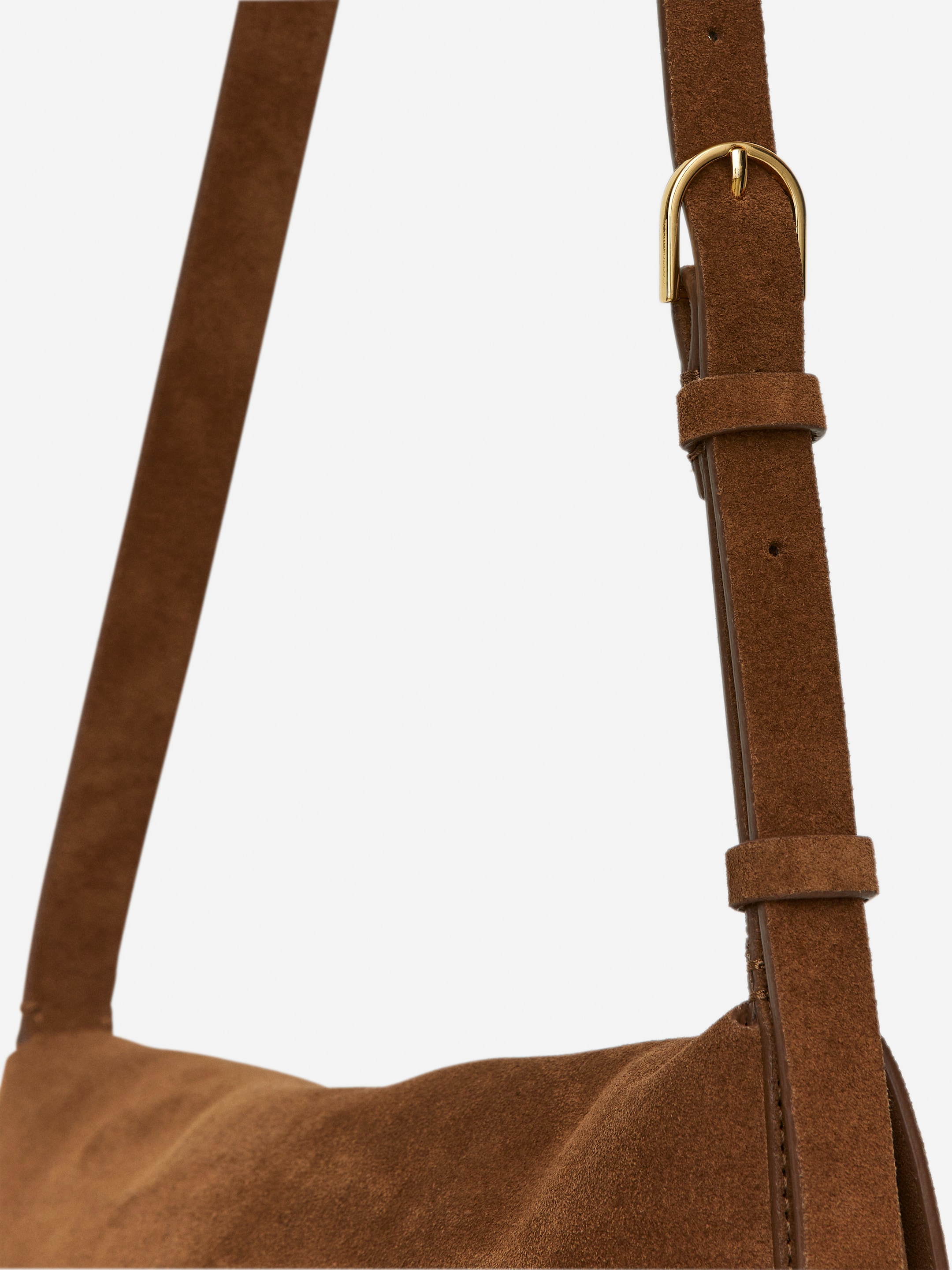 Split Suede Crossbody Bag - Brown - Women - StillMedia/DescriptiveDetail - 2