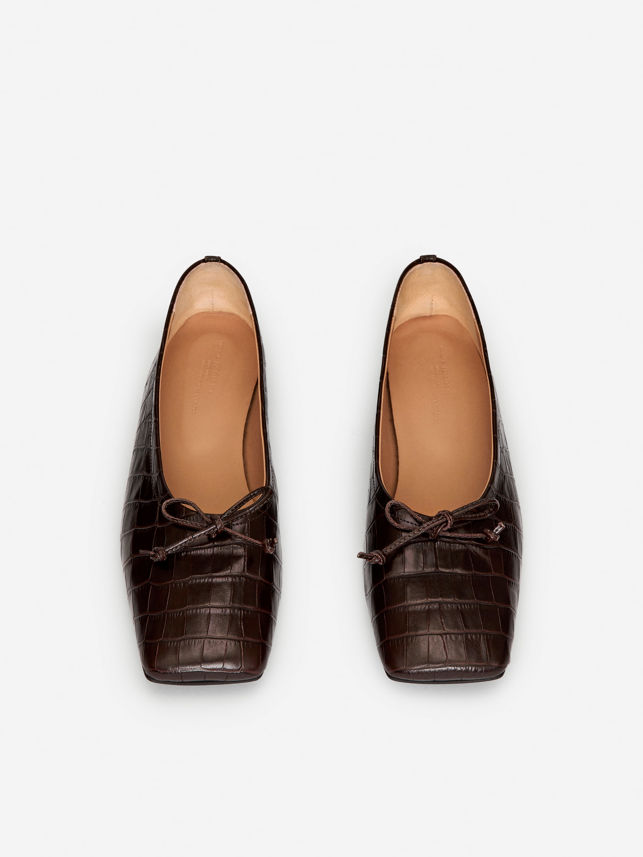 View larger image: Leather Ballerina - Dark Brown - Ladies | H&M GB 2