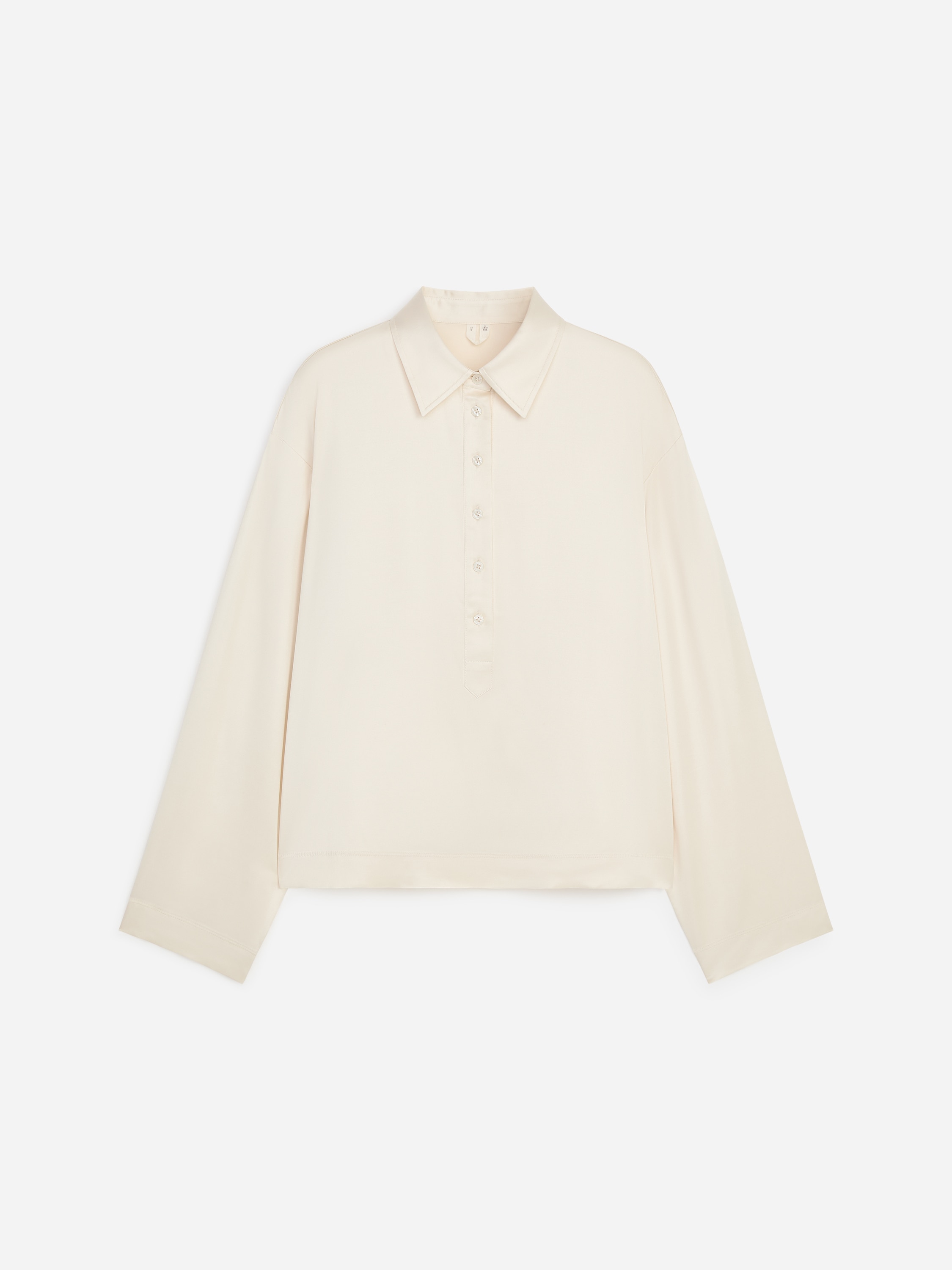 Avslappet pologenser - Offwhite