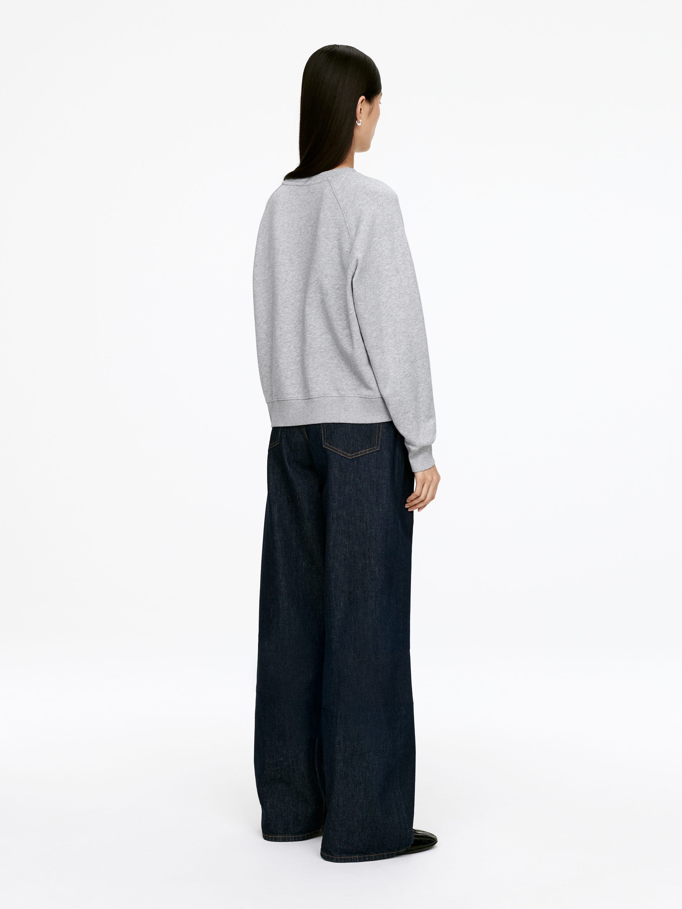Frottee-Sweatshirt - Graumeliert - Regular Fit - Women - StillMedia/Lookbook - 10