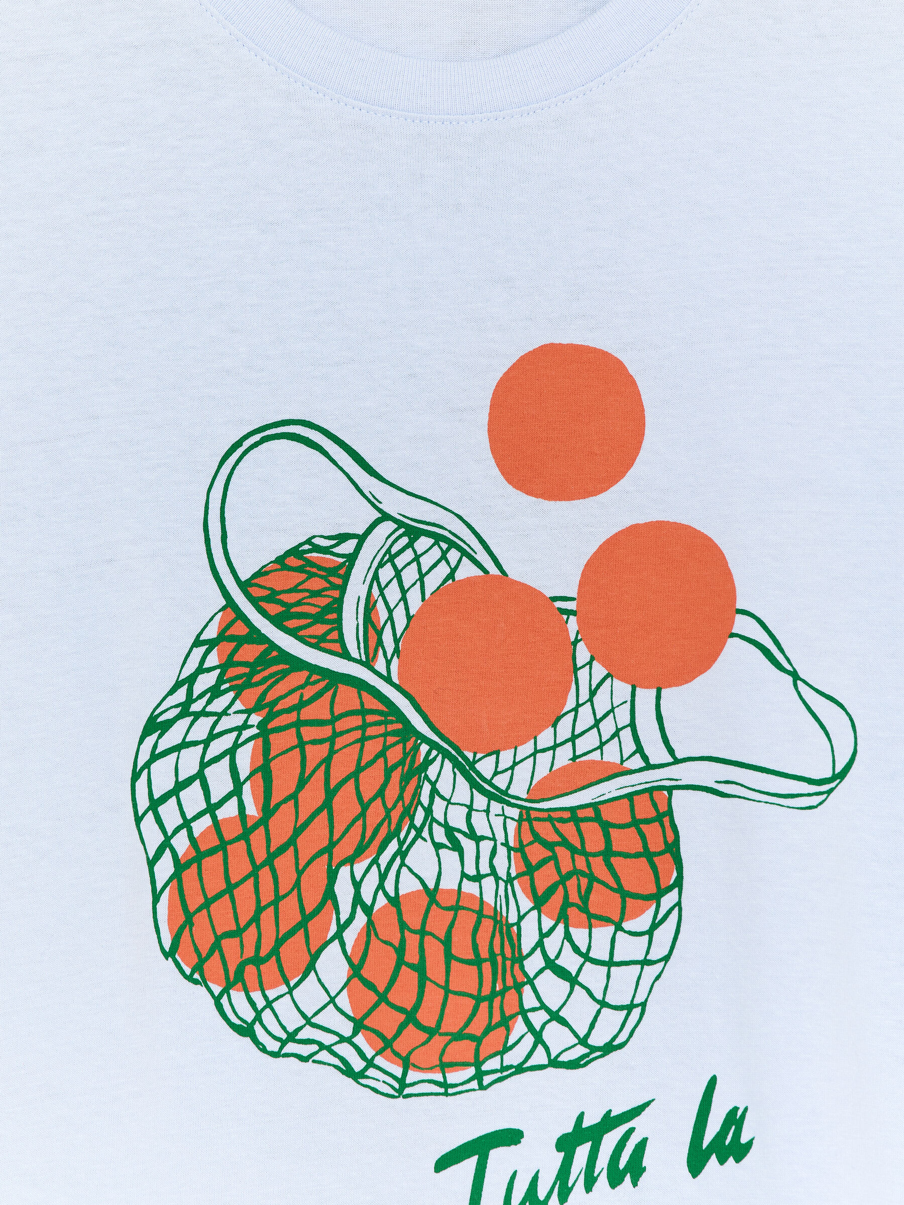 Oversized T-Shirt - Blue/Oranges - Relaxed fit - Children - StillMedia/DescriptiveDetail - 2