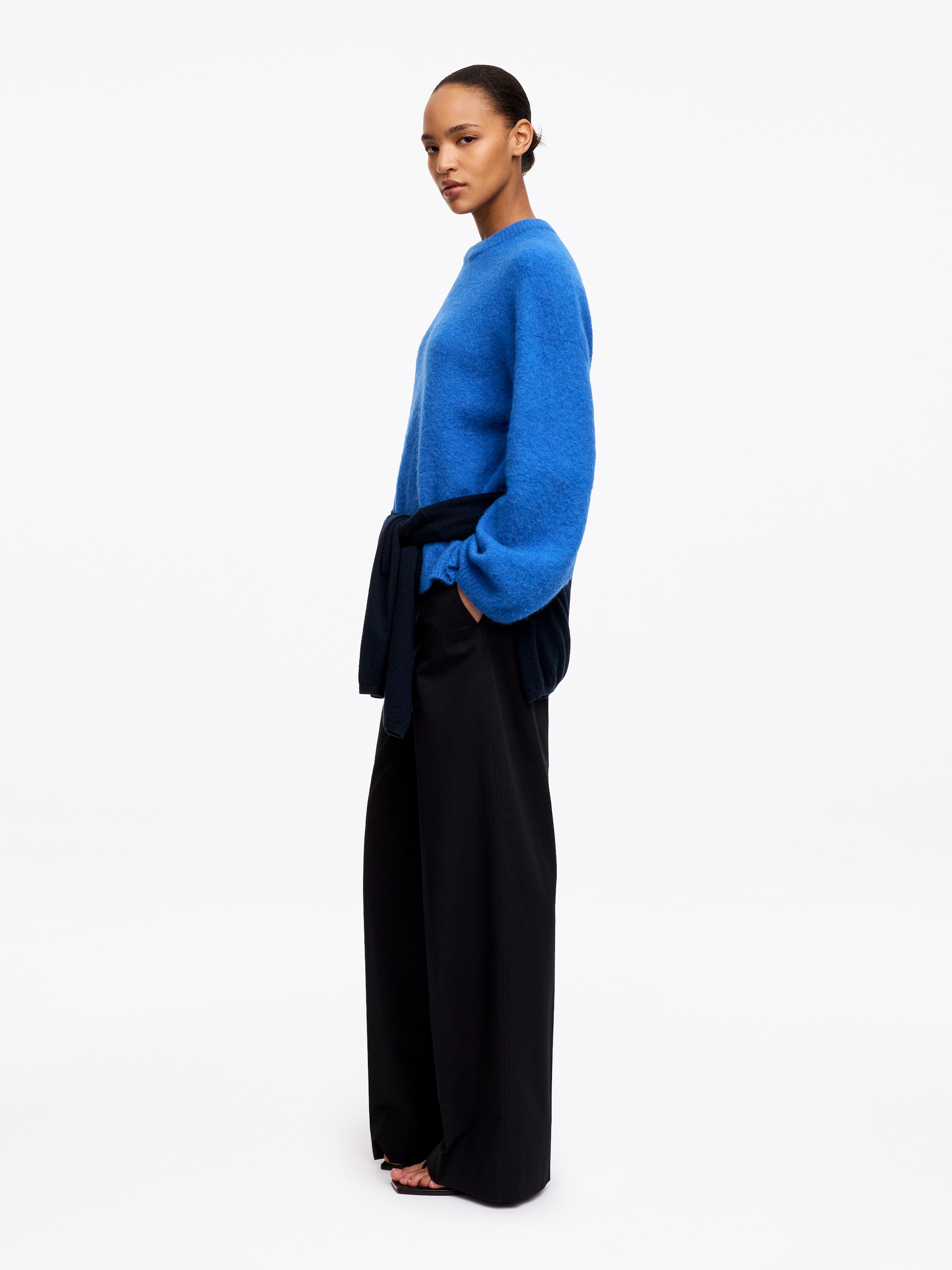Jersey de mezcla de lana y alpaca - Azul - Oversized - women - StillMedia/Lookbook - 3