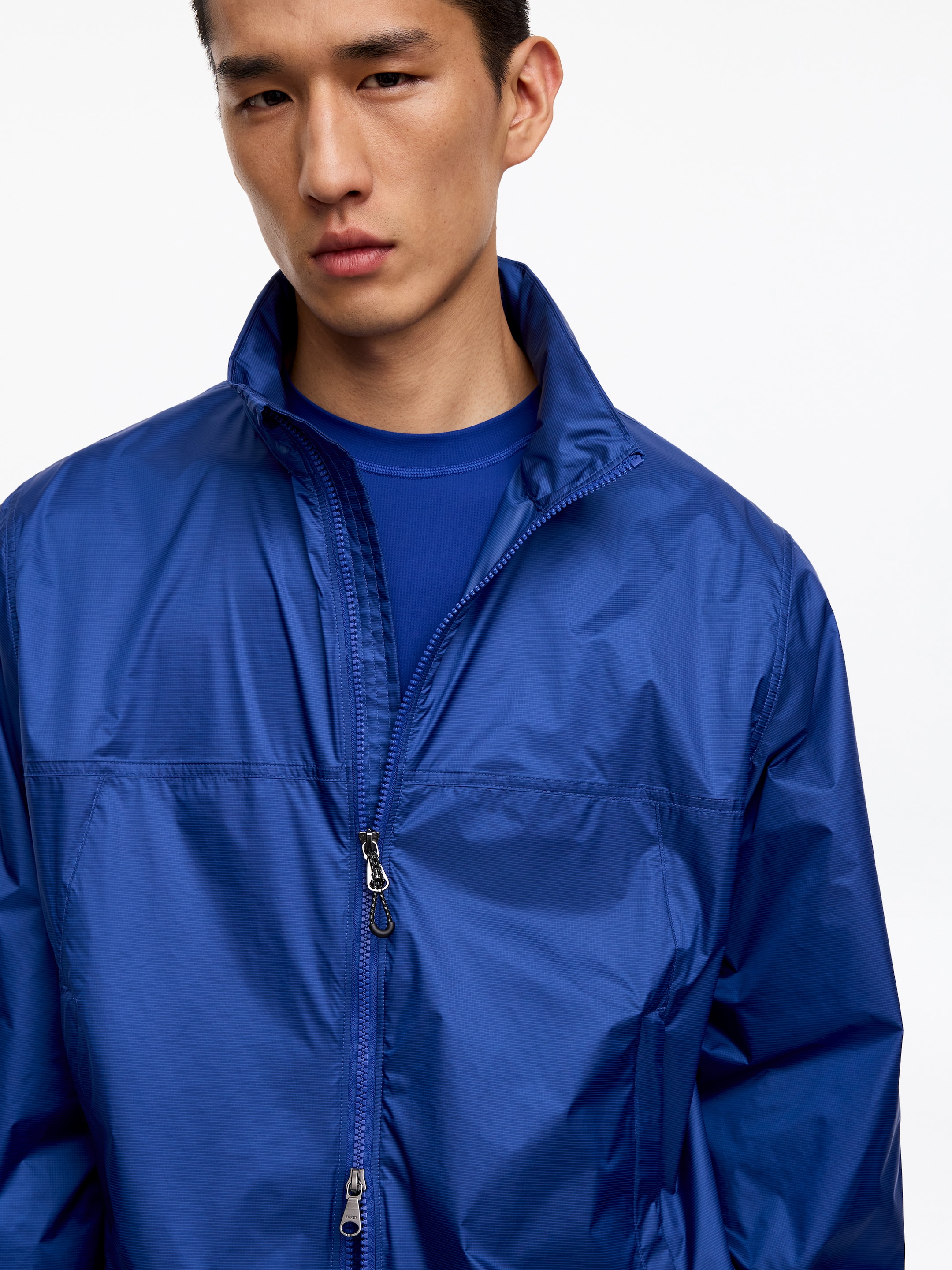 ARKET ACTIVE Windbreaker - Blue - Regular Fit - Men - StillMedia/Lookbook - 6
