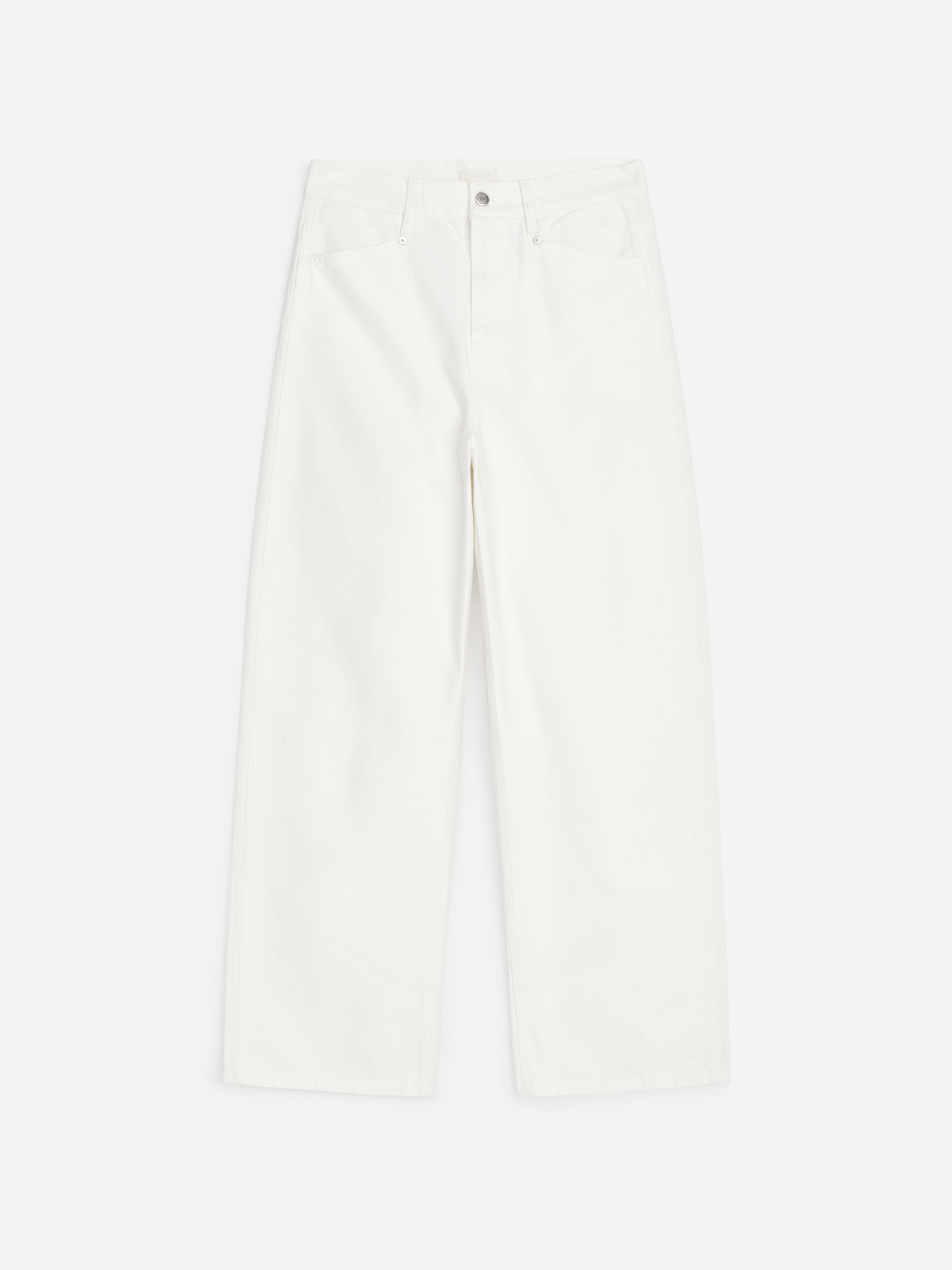 Utility-Hose aus Baumwoll-Canvas - Cremeweiß/Khaki