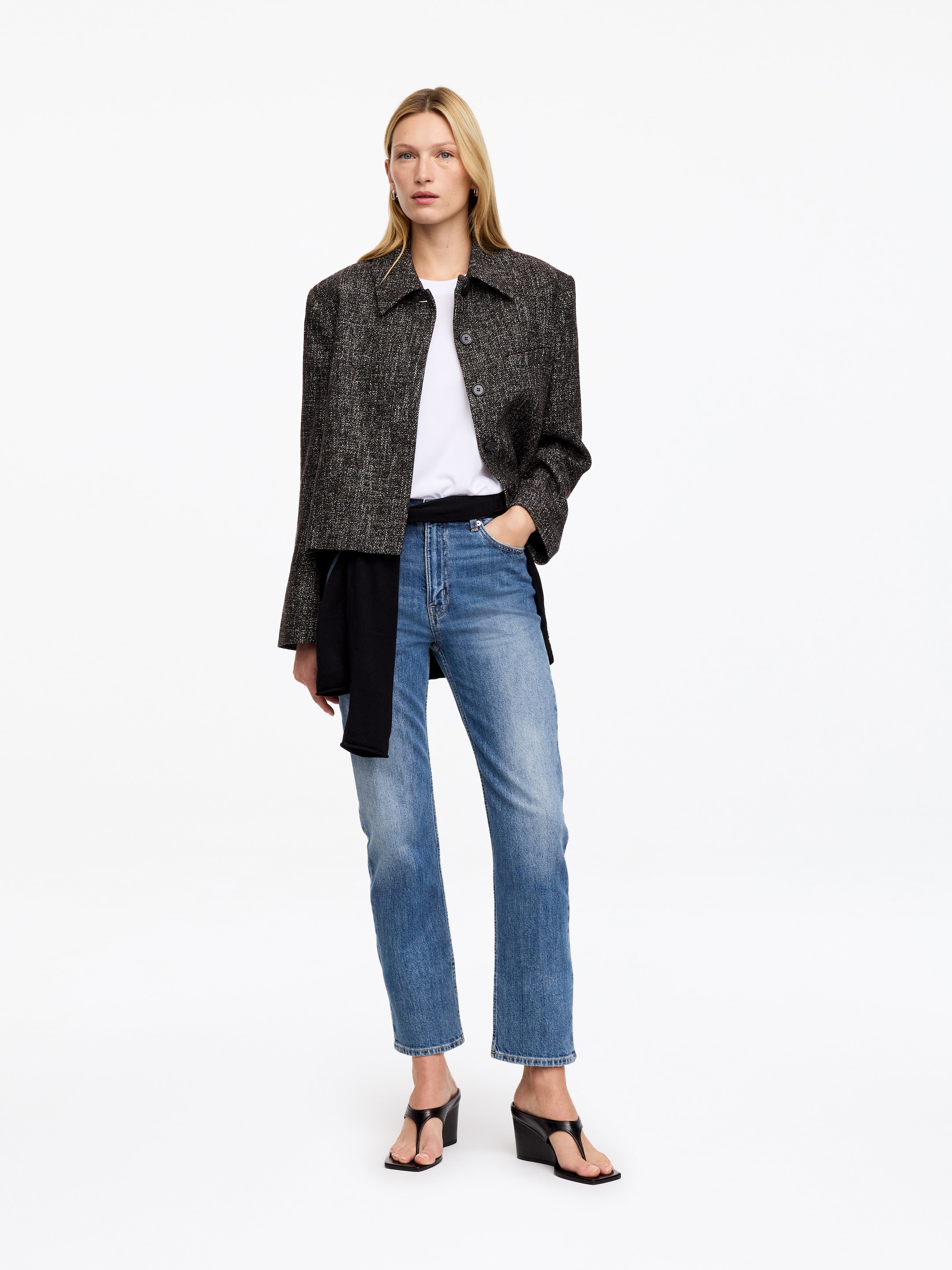 JADE CROPPED Slim Jeans - Blue - Slim fit - women - StillMedia/Lookbook - 2
