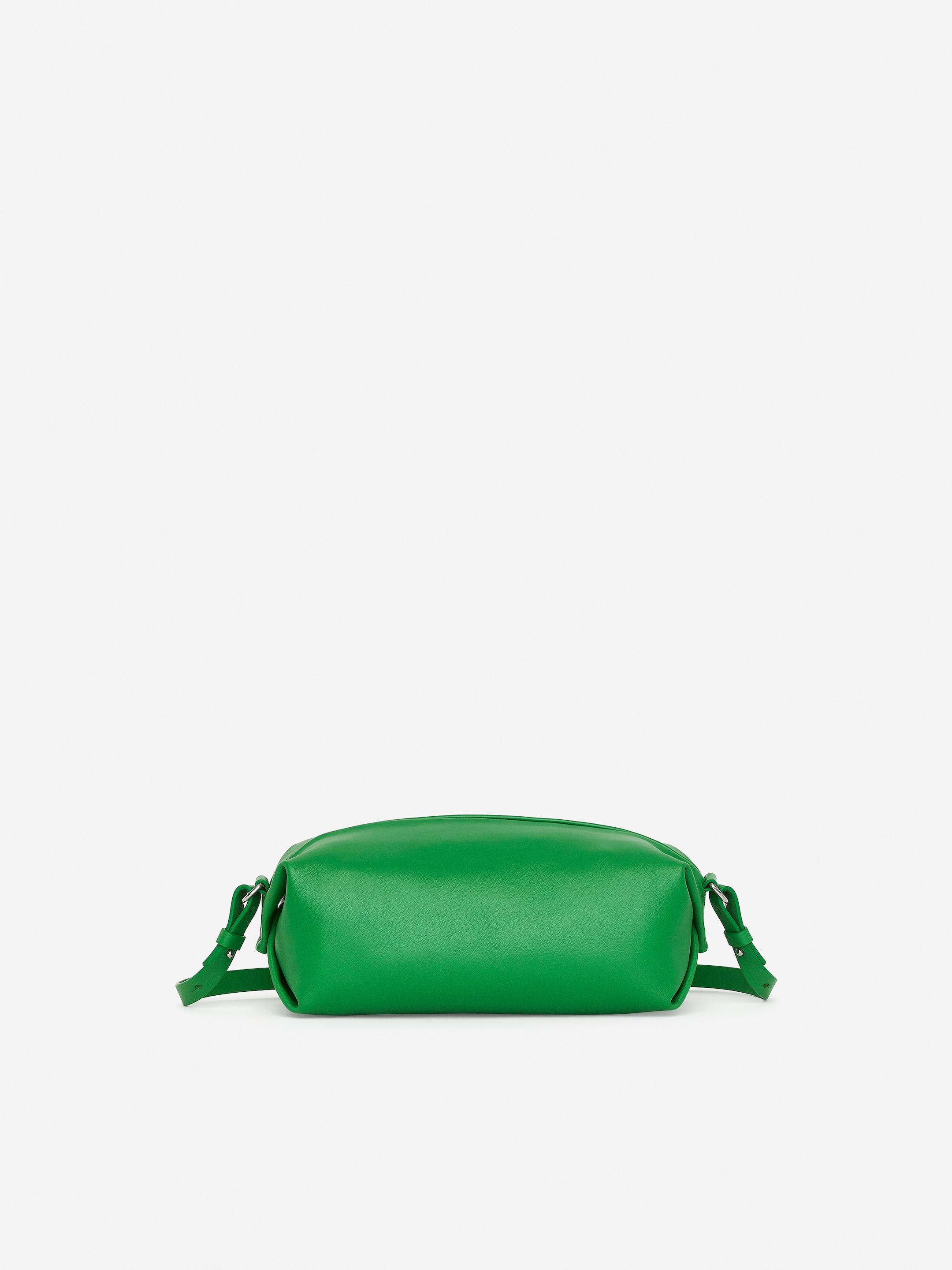 Ver imagen más grande: Bolso bandolera de piel - Verde brillante - MUJER | H&M ES 1