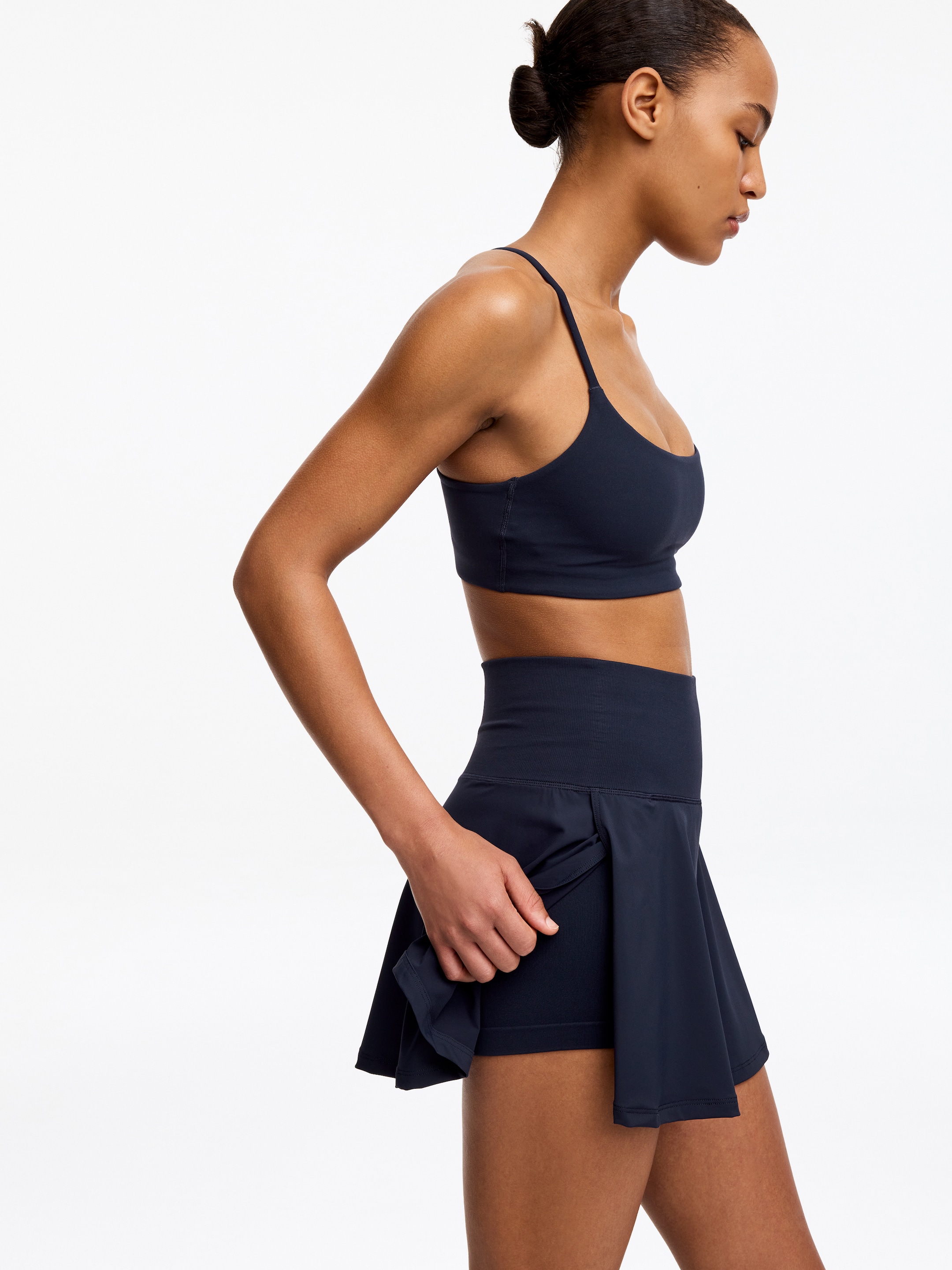 Tennis skirt - Navy - Regular fit - Women - StillMedia/Lookbook - 2