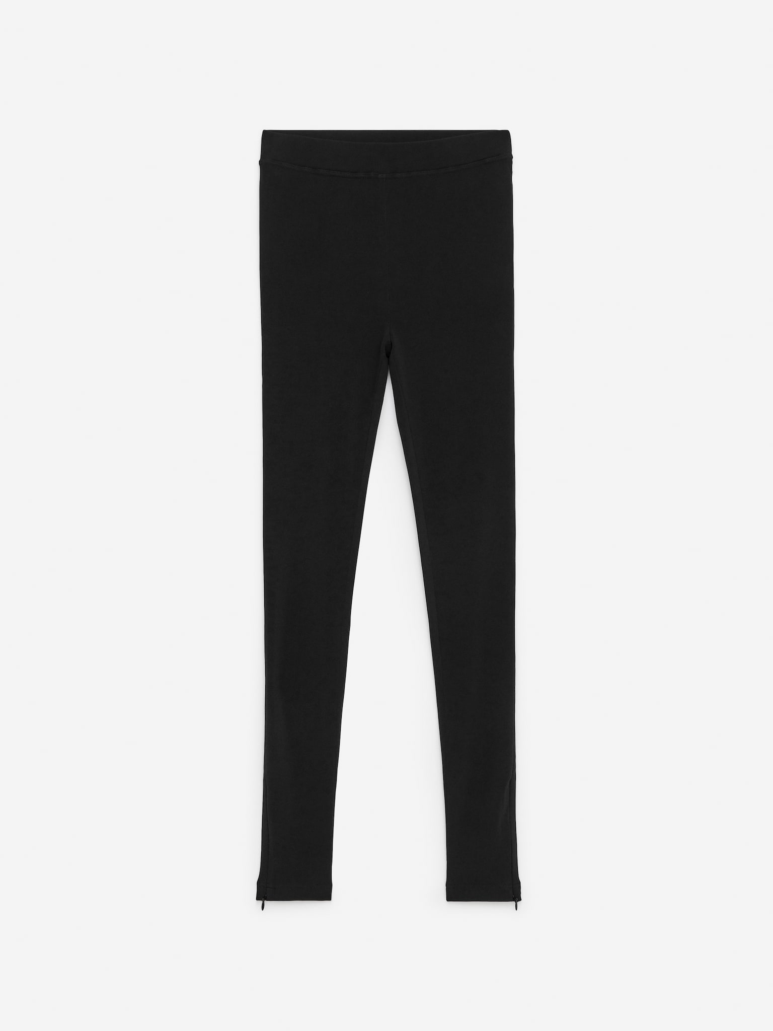 Leggings mit Reißverschlüssen - Schwarz