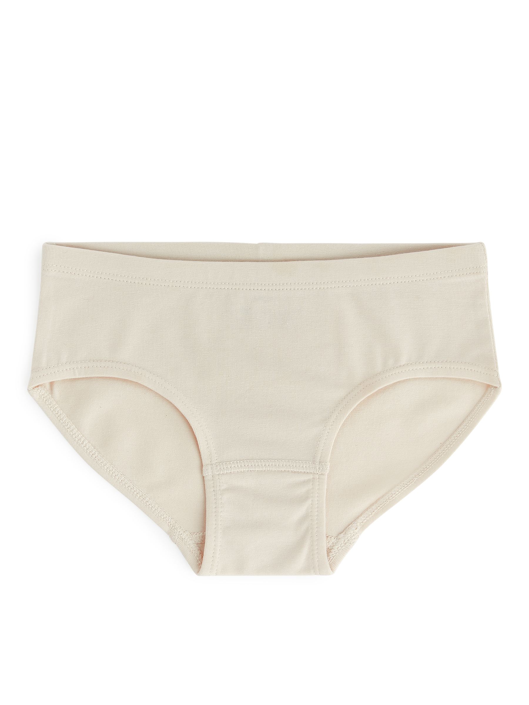 Majtki z bawełnianego dżerseju - Pink/Off-White/Grey Melange - Fason normalny - Children - StillMedia/DescriptiveStillLife - 4