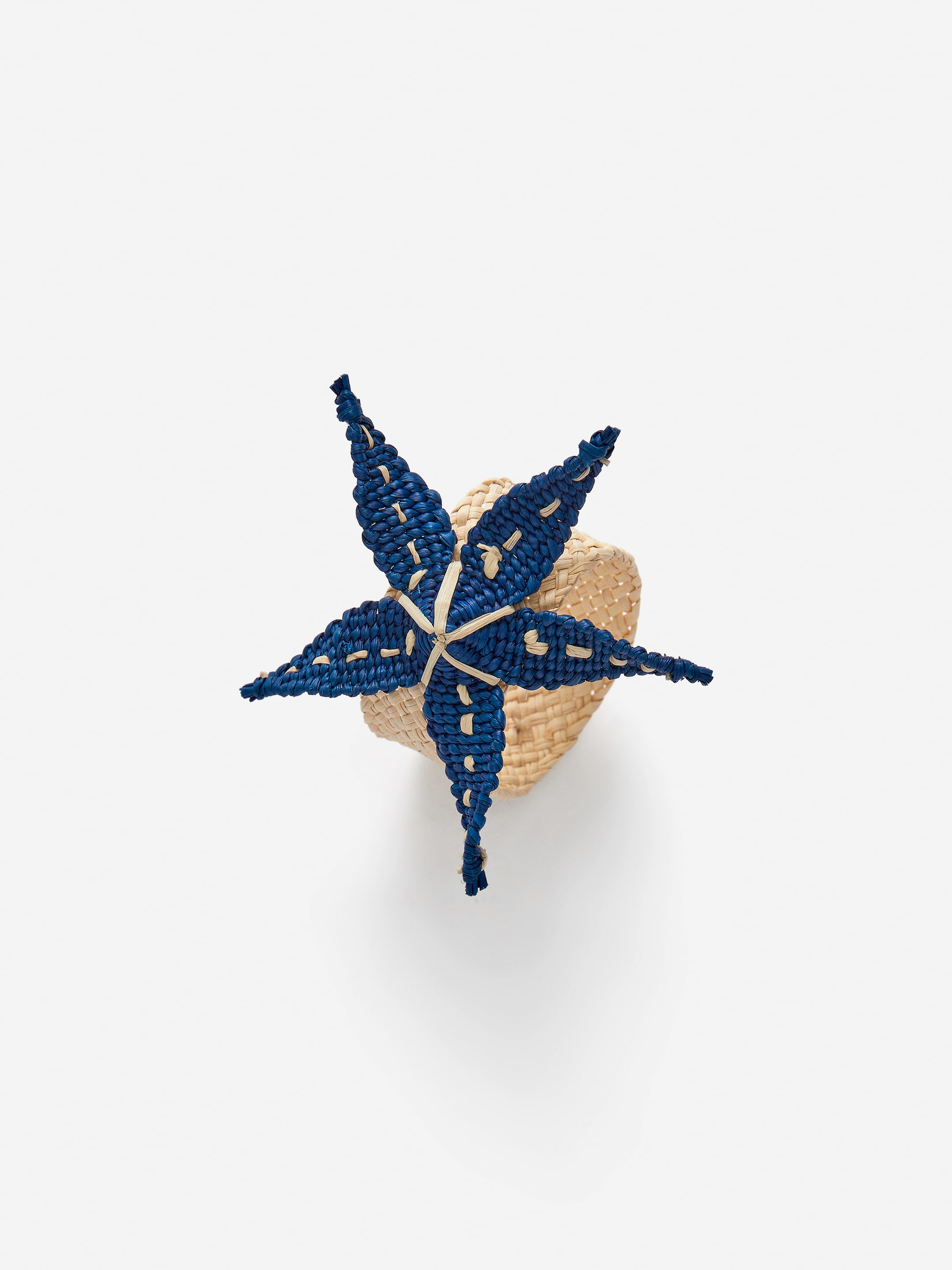 Guanabana Starfish Napkin Ring-#003EFE-15642
