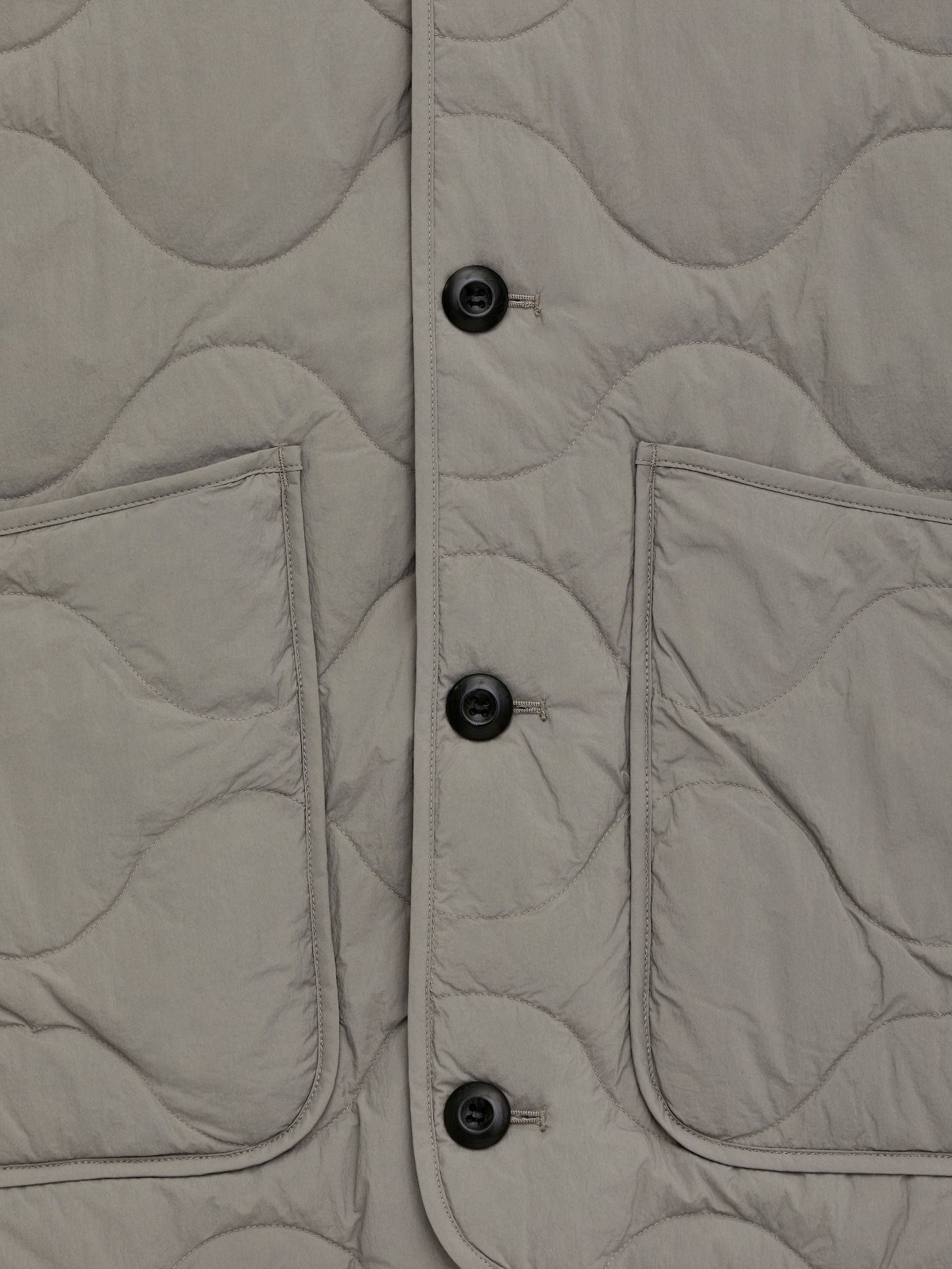 Veste matelassée Upcycled Down - gris/Rouge brun foncé - 3
