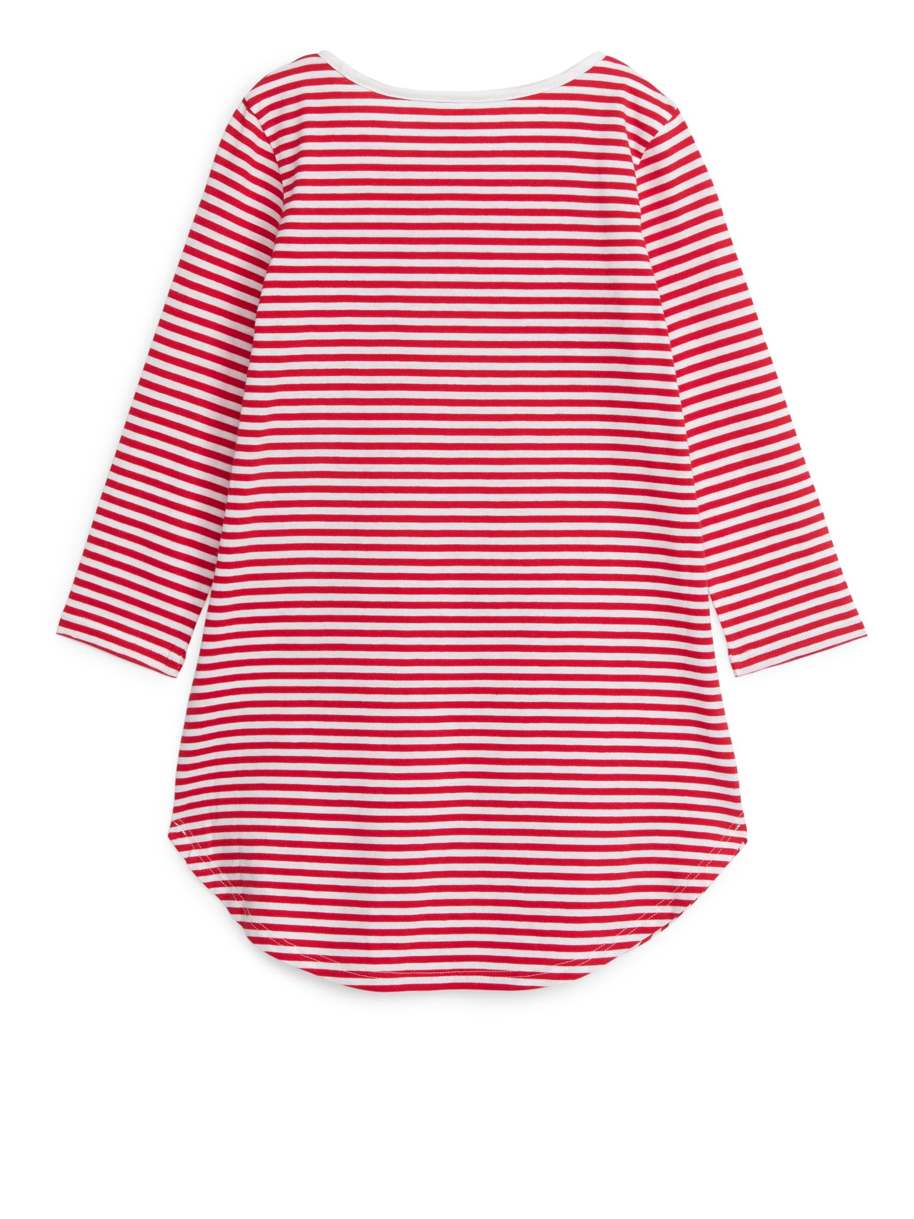Camicia da notte in jersey a maniche lunghe - Rosso/Bianco - Regular fit - Children - StillMedia/DescriptiveStillLife - 2