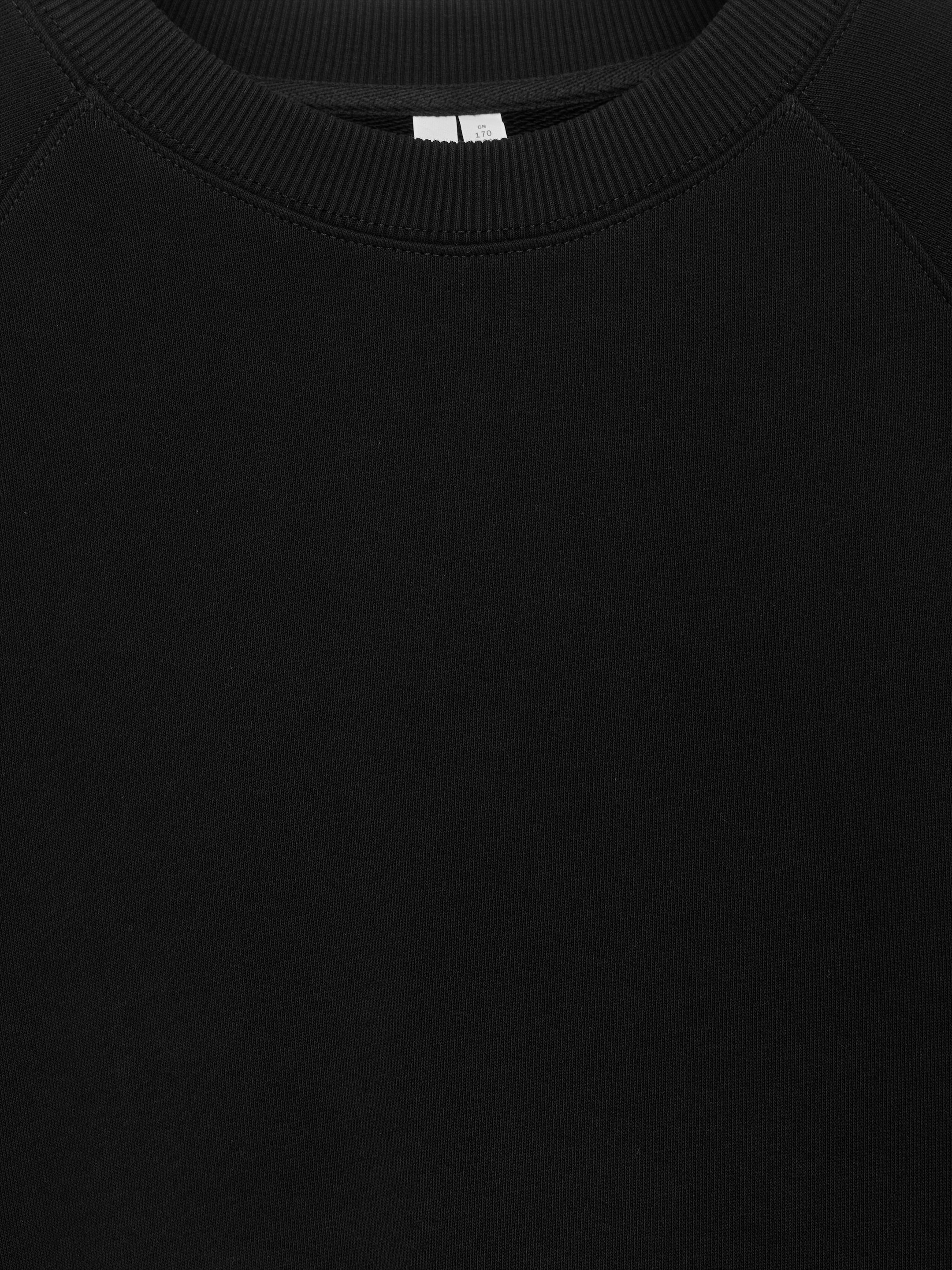 Terry Sweatshirt - Black - Regular fit - Women - StillMedia/DescriptiveDetail - 2