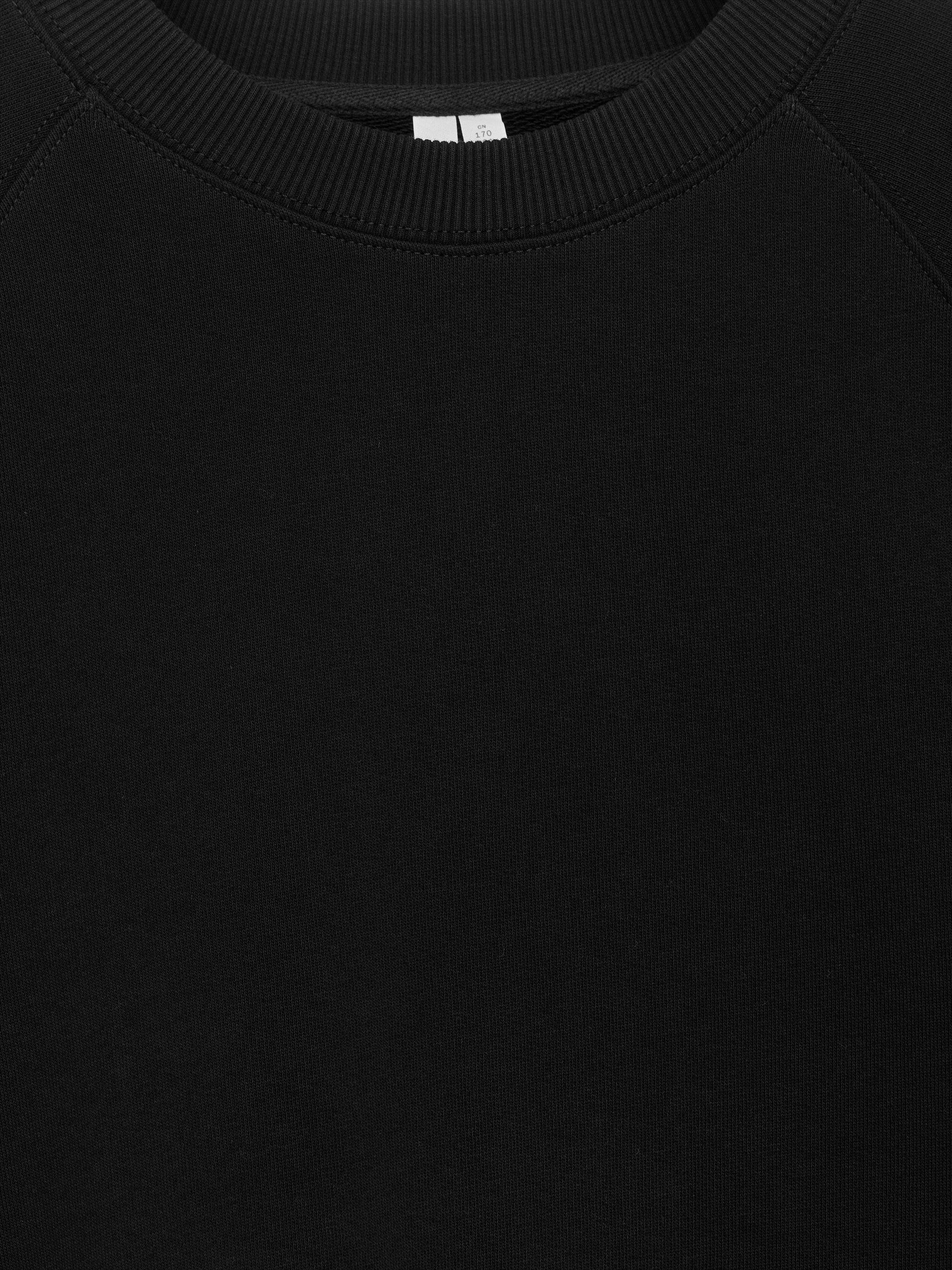 Terry Sweatshirt - Black - Regular fit - Women - StillMedia/DescriptiveDetail - 2