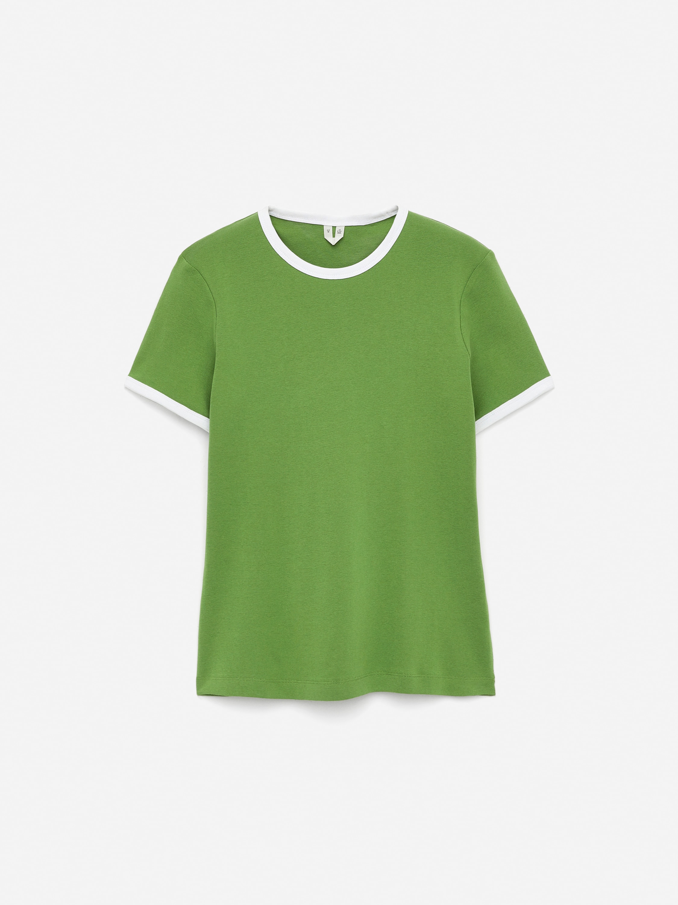 T-shirt côtelé - Vert/Bleu foncé/Blanc