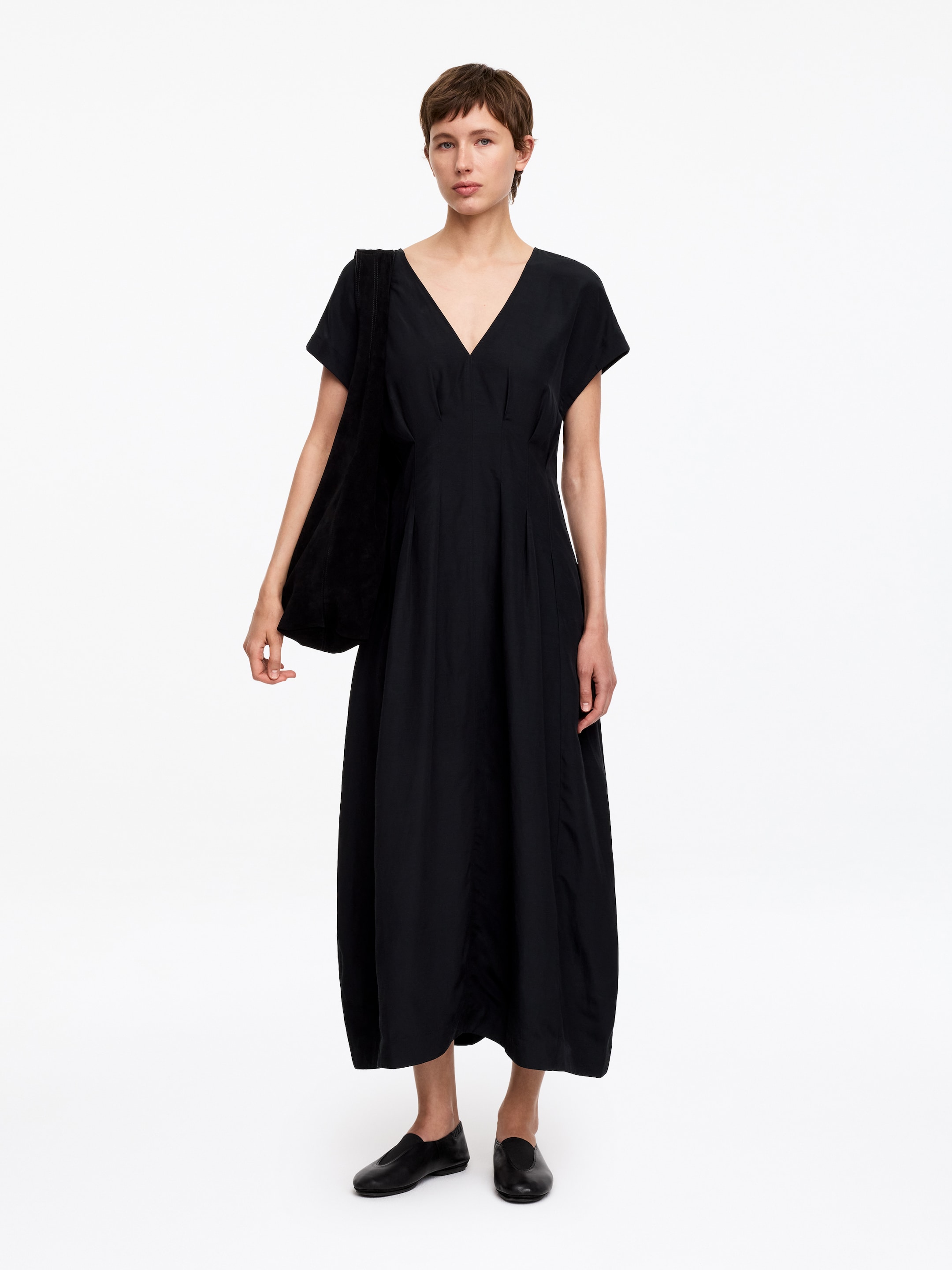 Ballerines sportives en cuir - Noir - Femme - StillMedia/Lookbook - 6