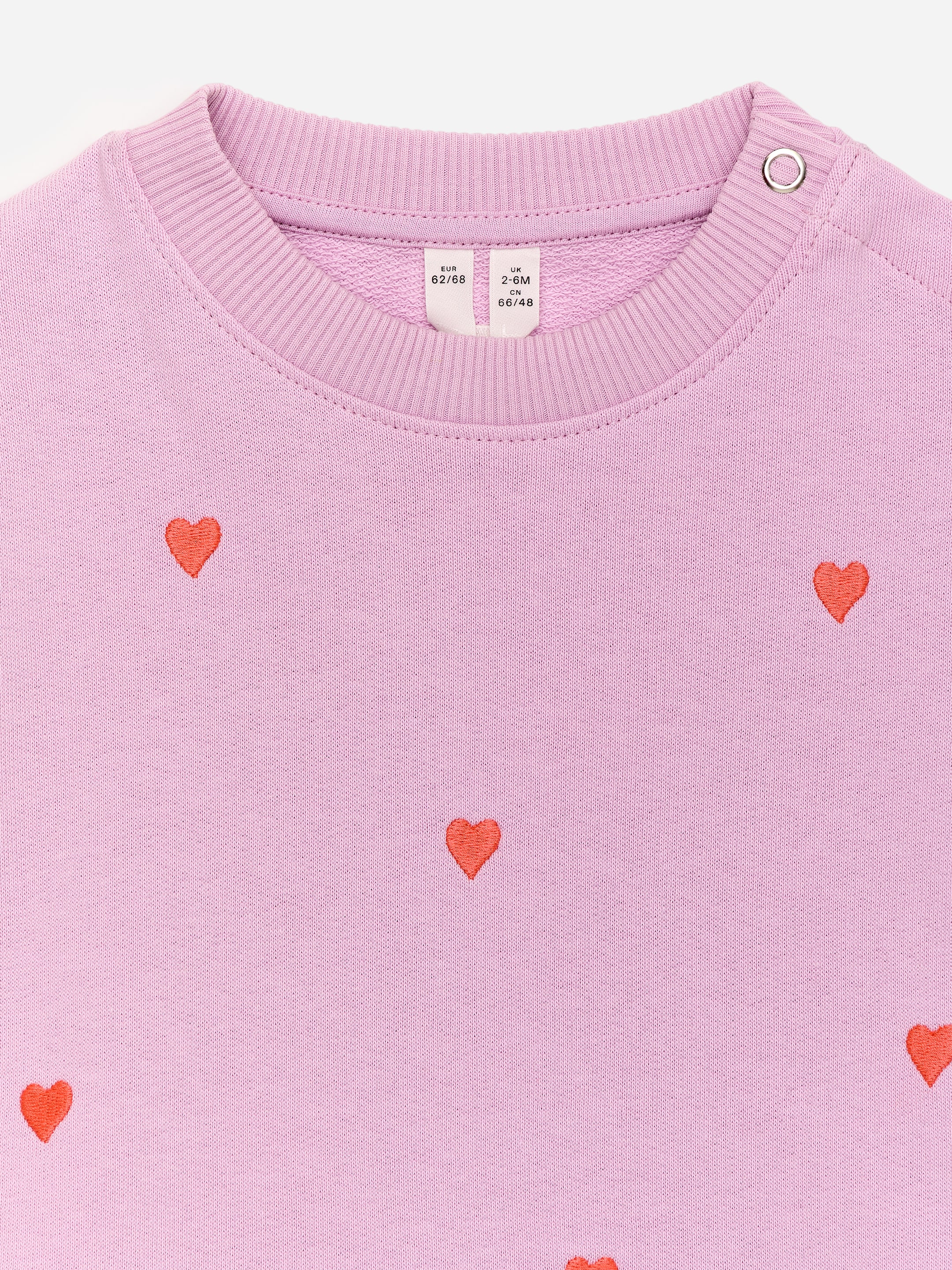 Haftowana bawełniana bluza - Różowy - Fason normalny - Children - StillMedia/DescriptiveDetail - 3