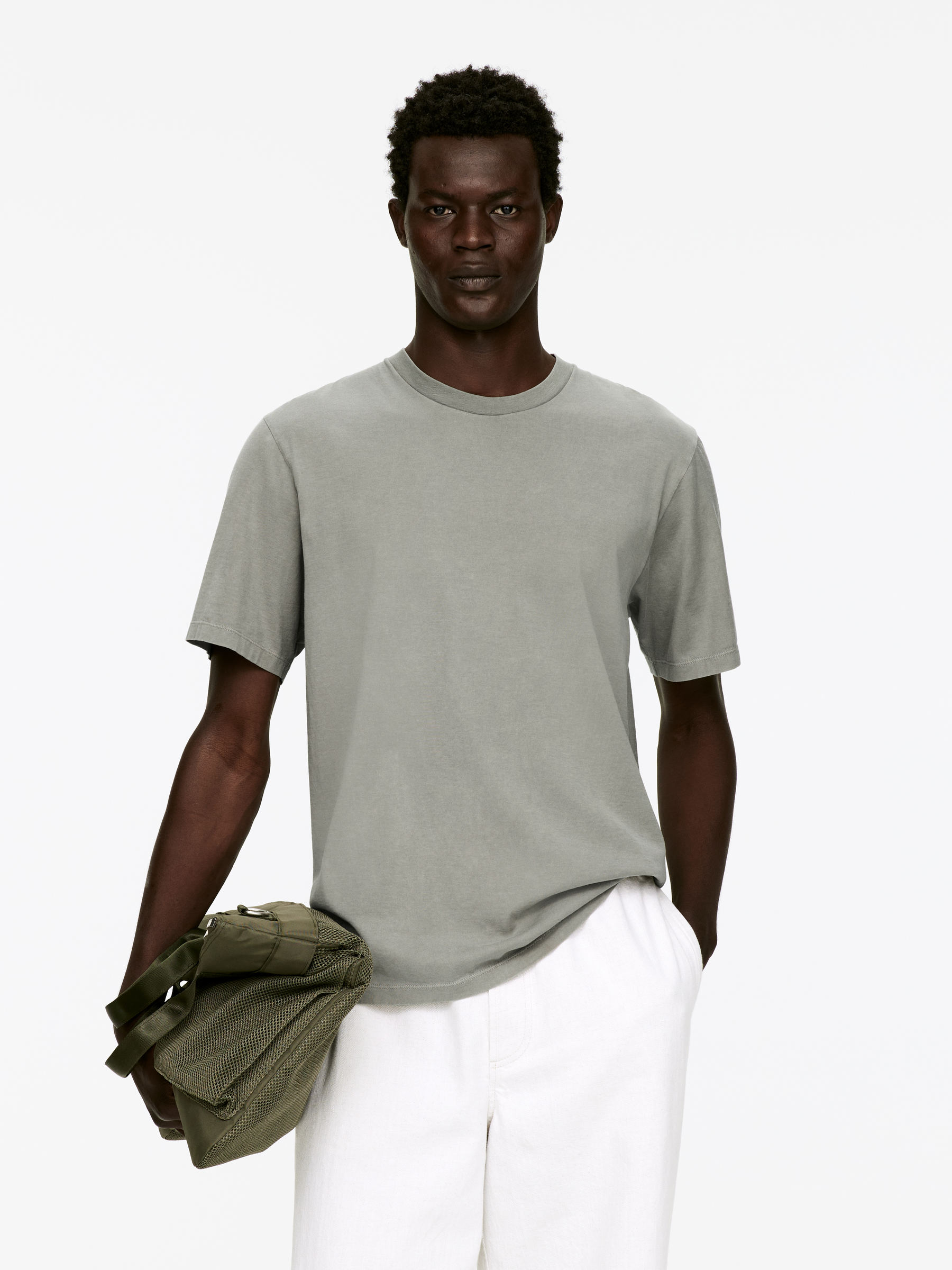 Relaxed T-Shirt - Grey - Relaxed fit - Men - StillMedia/Lookbook - 4