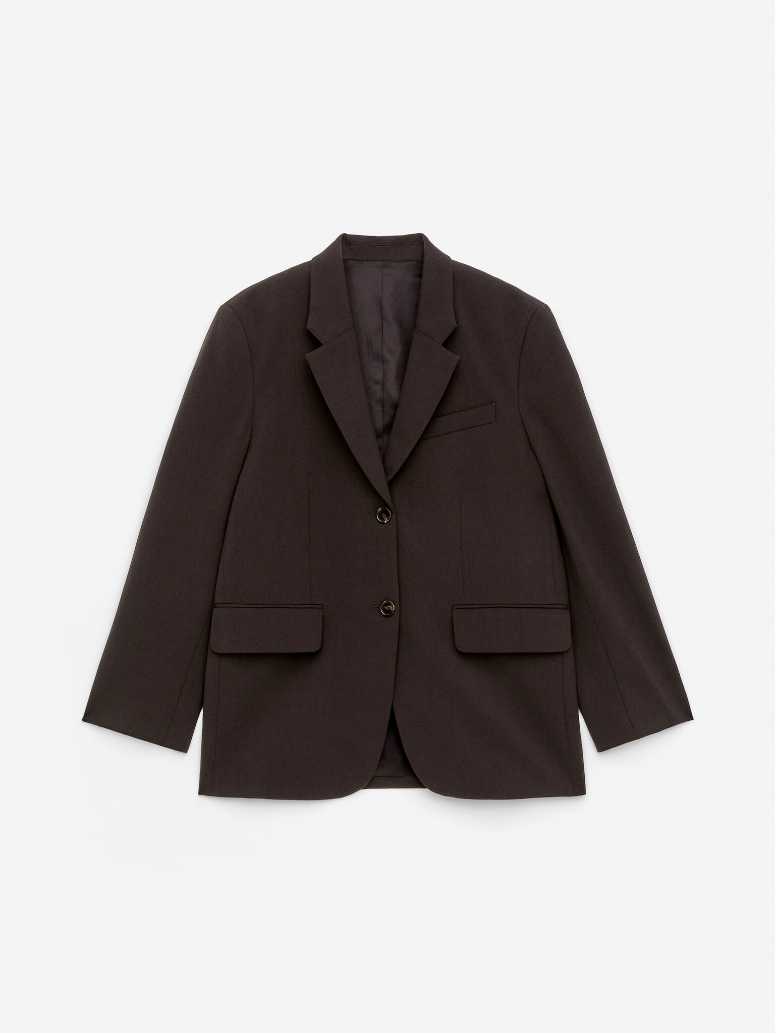 Blazer oversize - Marron foncé - 2