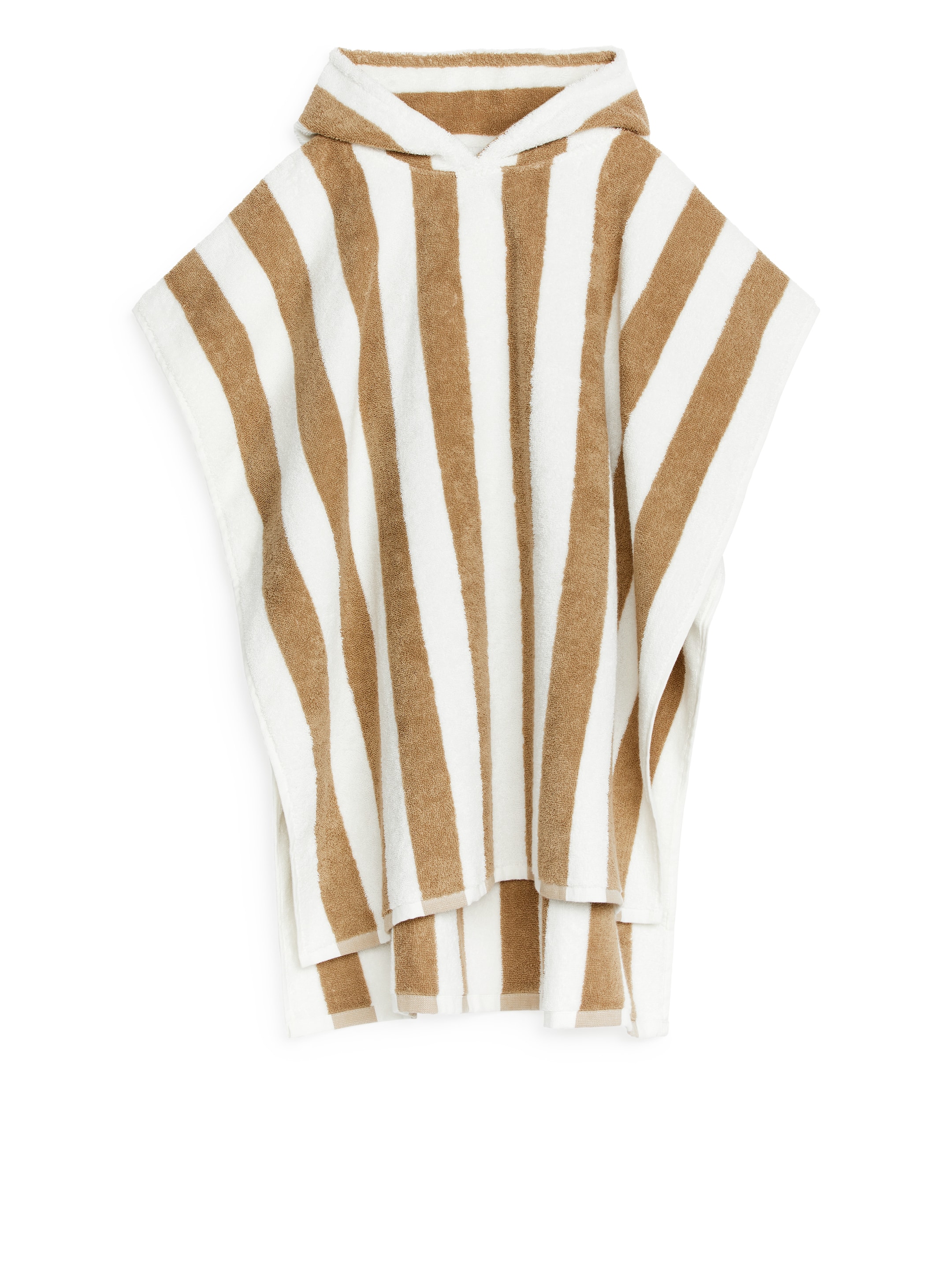 Grotere afbeelding bekijken: Handdoek met capuchon - Wit/beige - KINDEREN | H&M NL 1