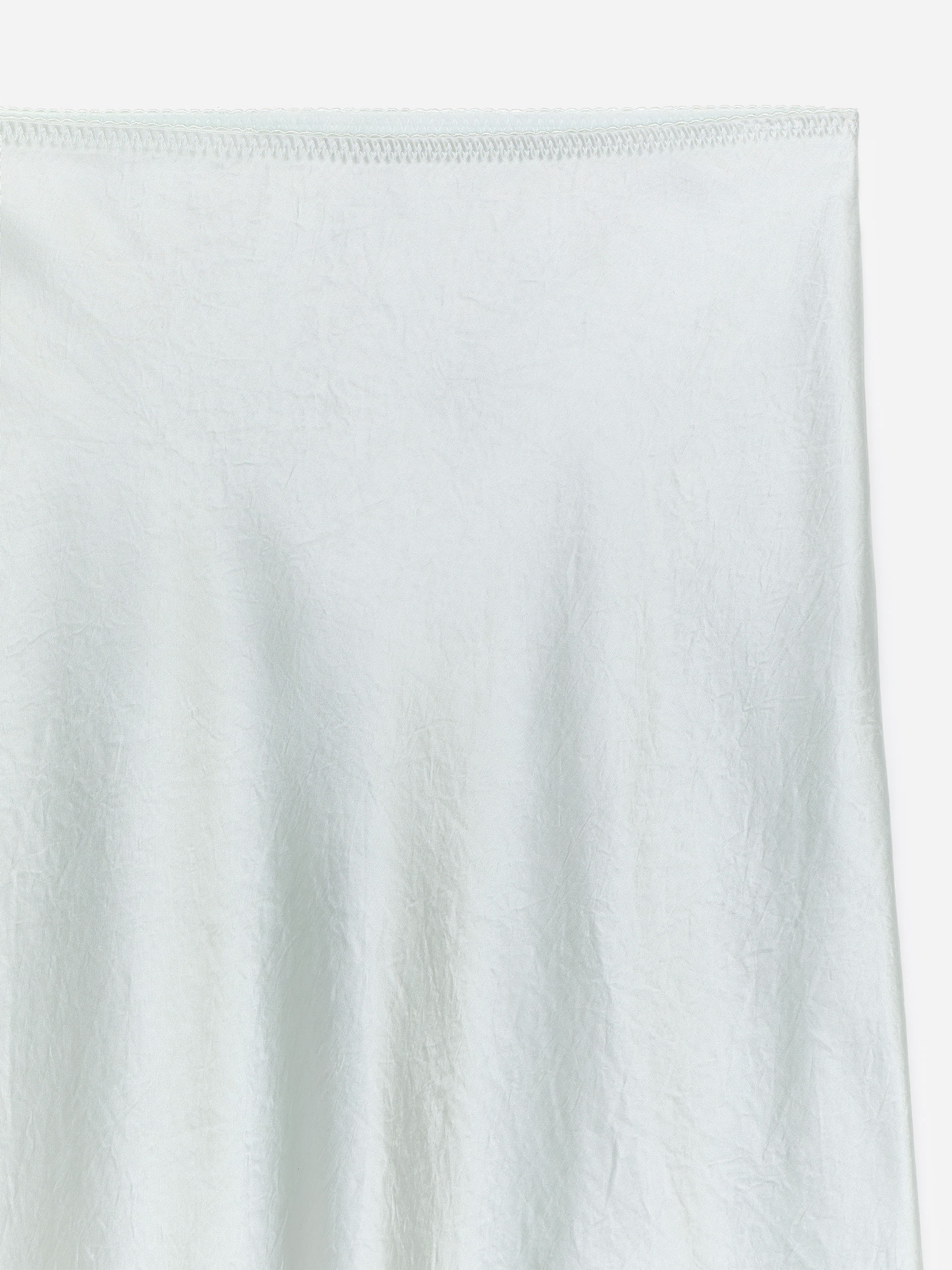 Satinkjol med spetsdetalj - Turkos - Regular fit - Women - StillMedia/DescriptiveDetail - 2