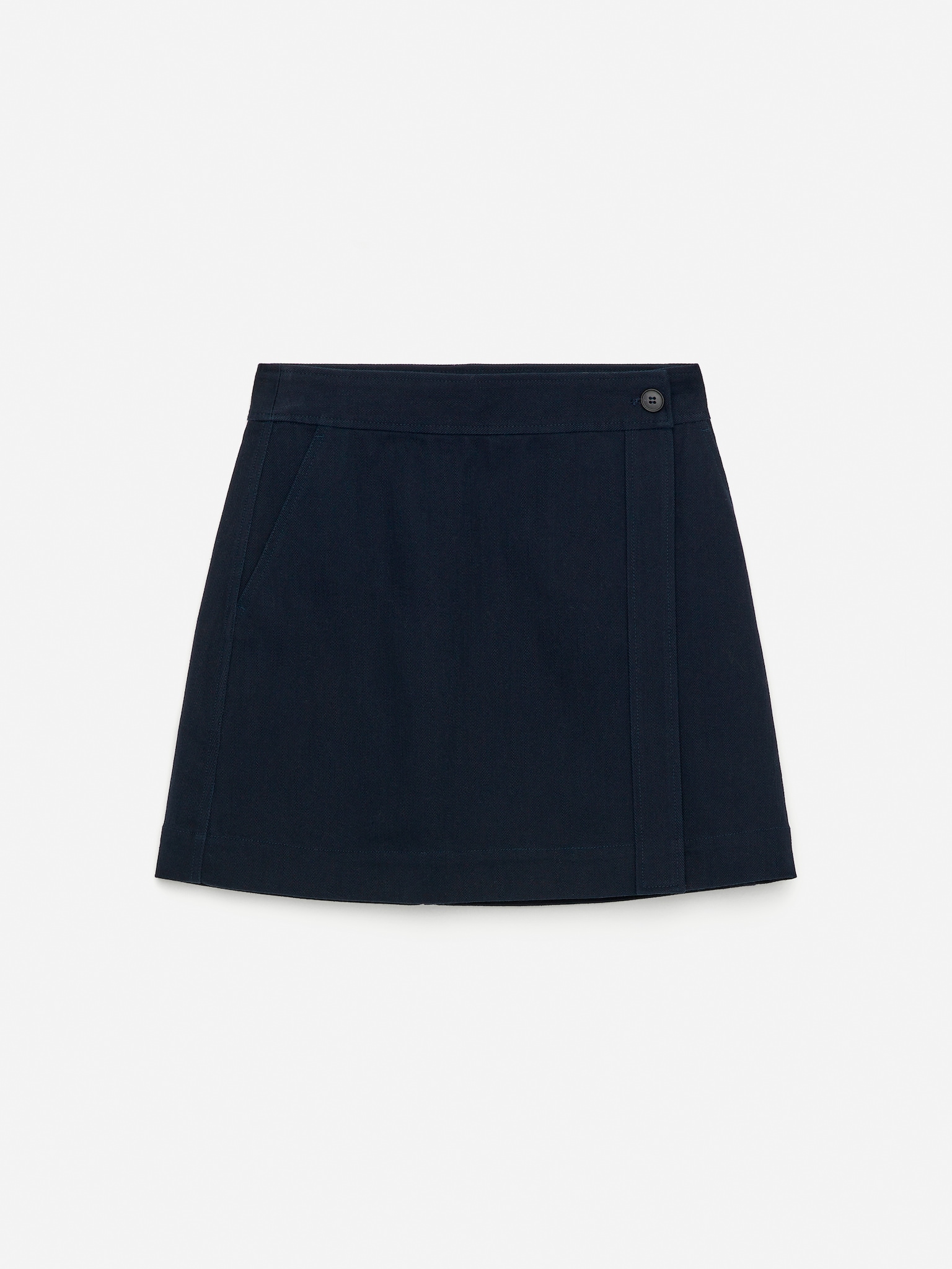 Katoenen wikkelrok - Donkerblauw - 2