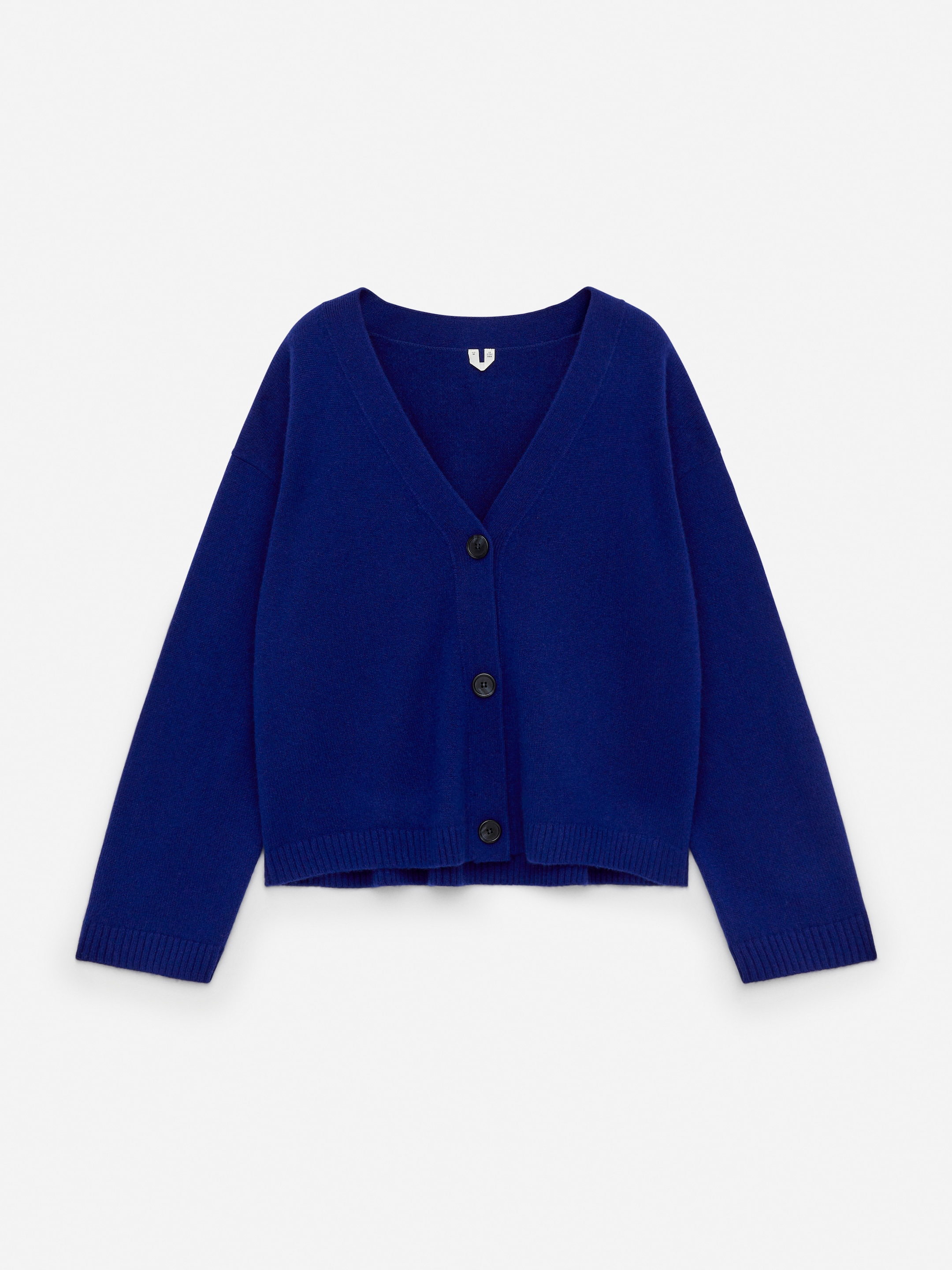 Zobrazit větší obrázek: Kašmírovo-vlněný kardigan - Ultramarínová modrá - ŽENY | H&M CZ 1