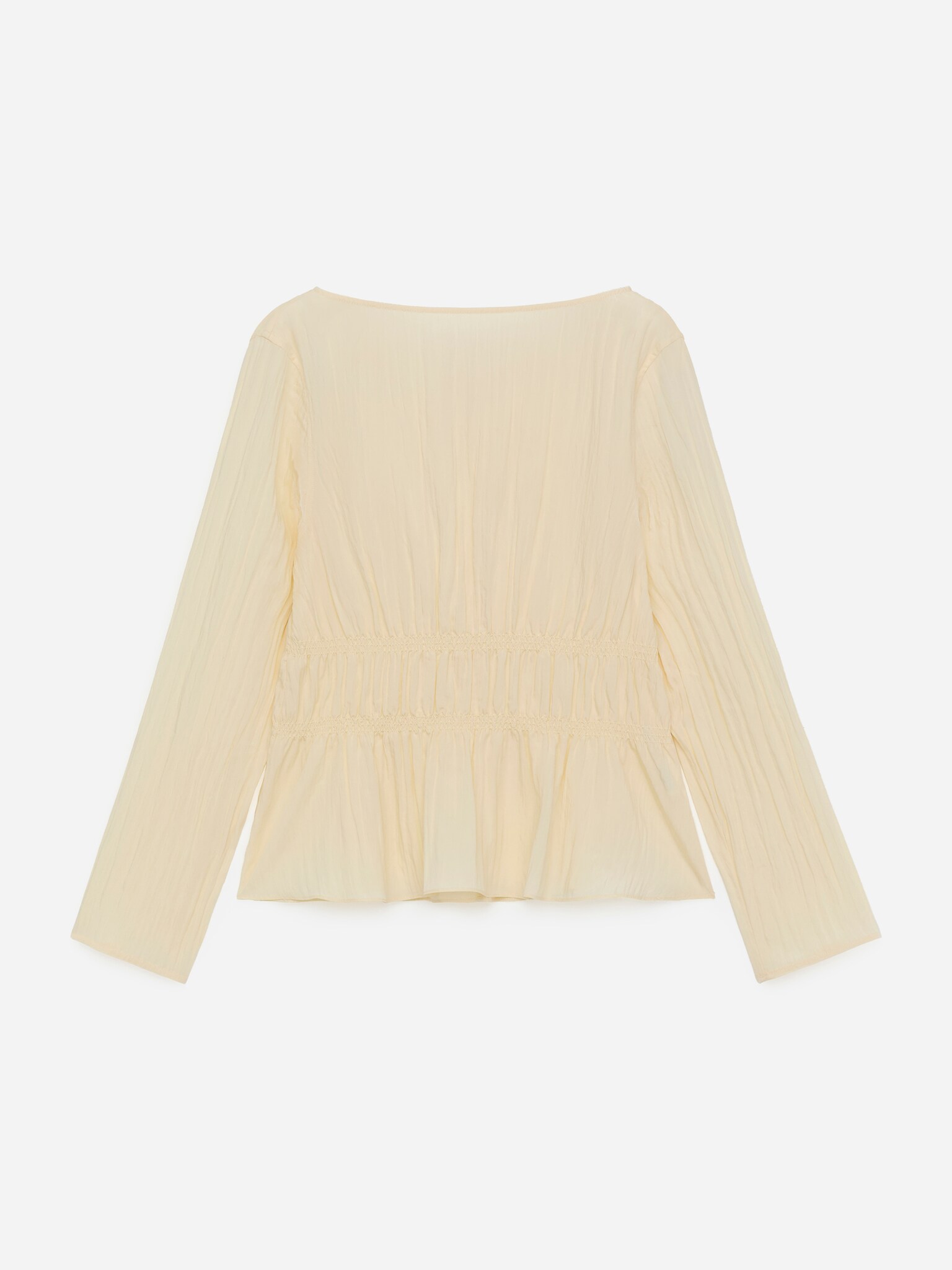 Smock Top - Light Beige/Black - 2