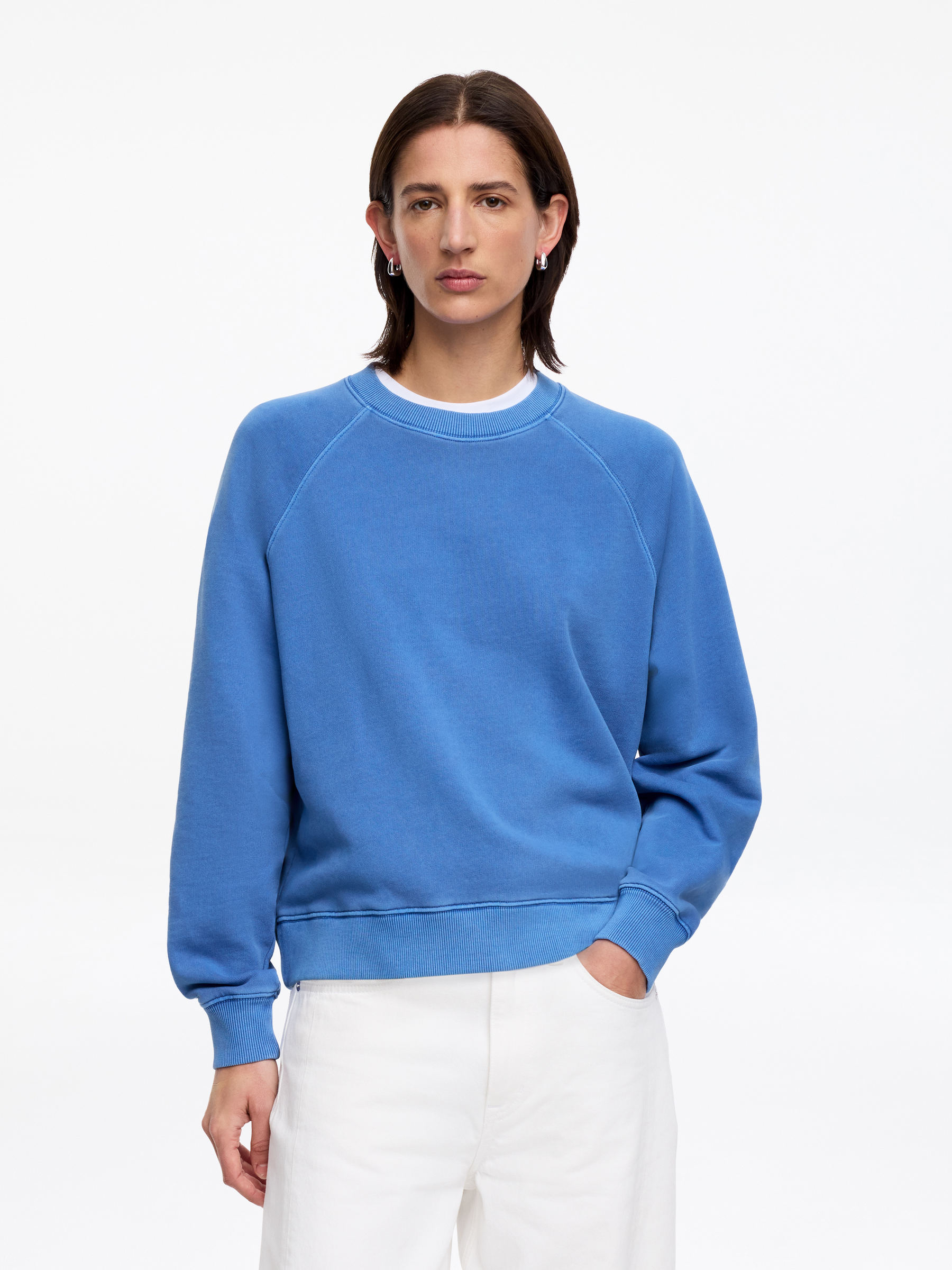 Terry Sweatshirt-#5B71A4-18332