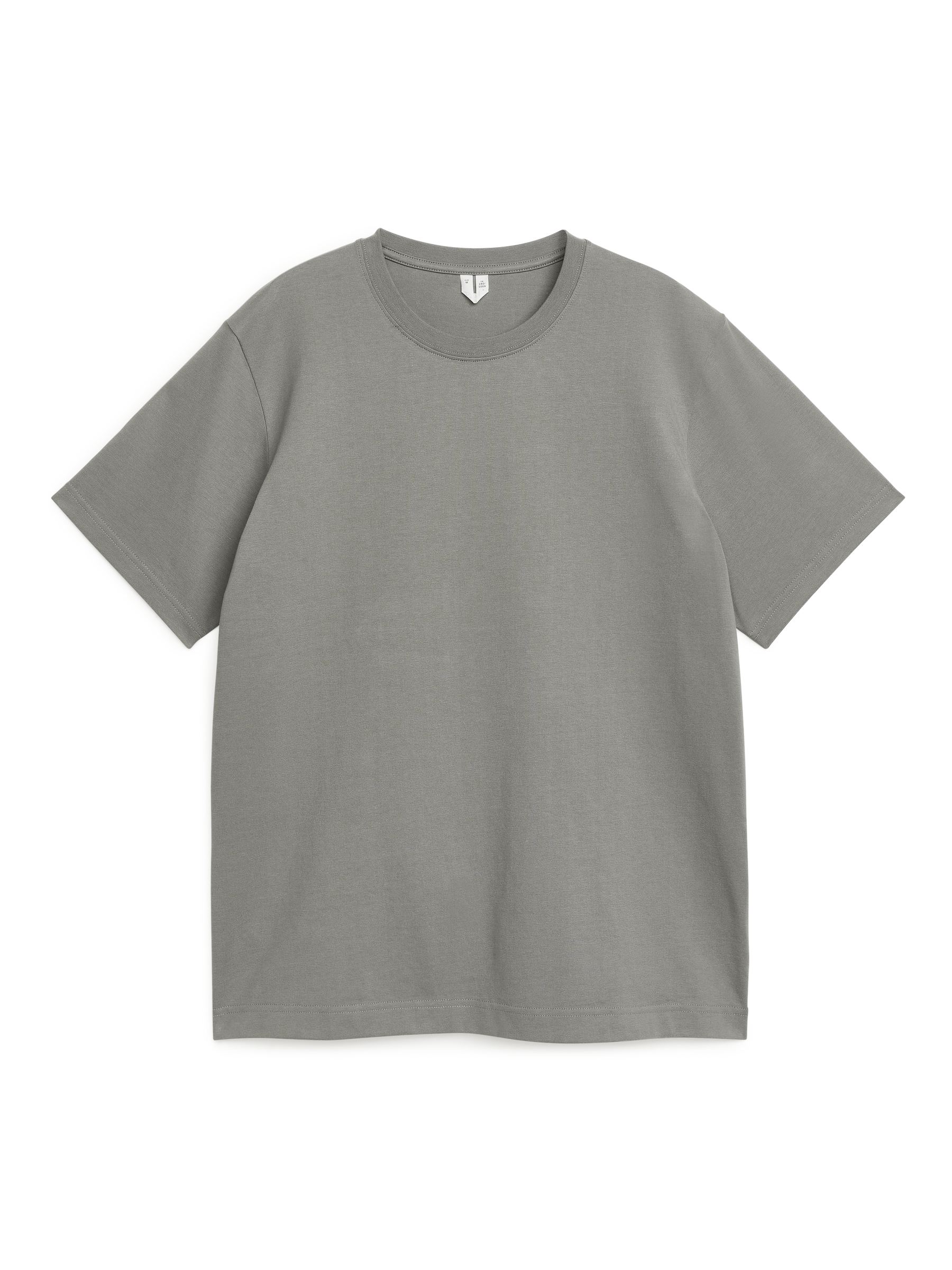 Lockeres T-Shirt, 220 GSM - Staubgrau - Regular Fit - Herren - StillMedia/DescriptiveStillLife - 1