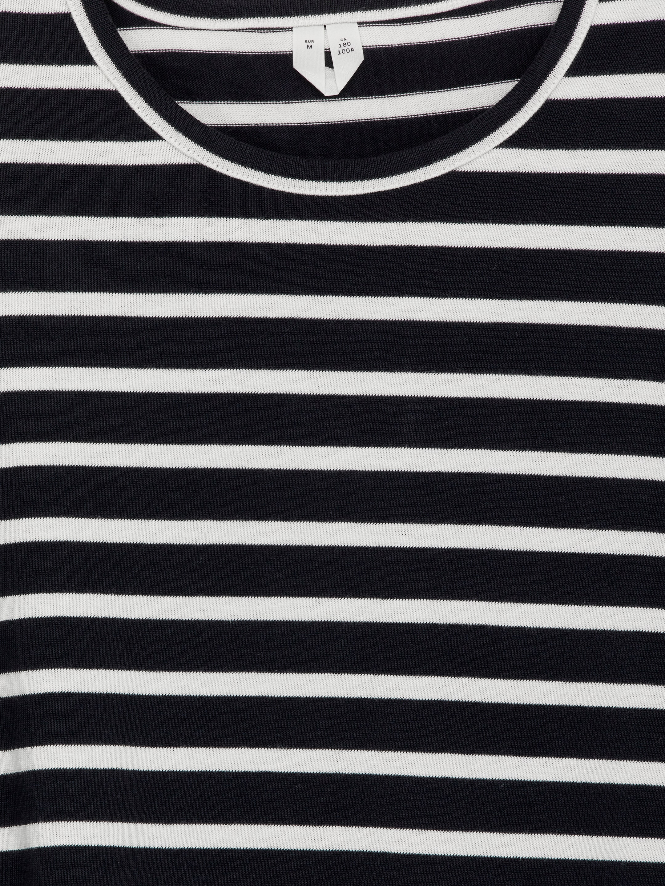 Grösseres Bild ansehen: Langarmshirt - Cremeweiß/Dunkelblau - HERREN | H&M CH 6