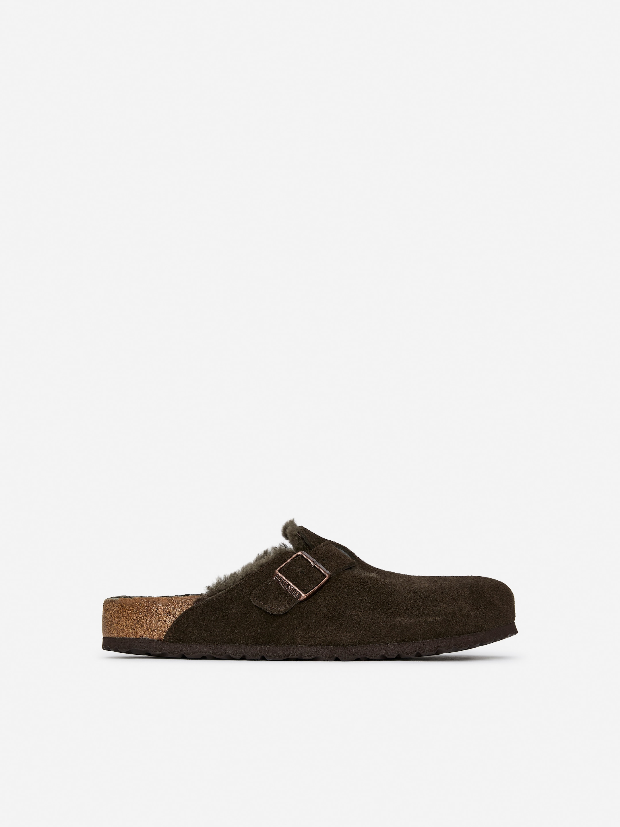 Shearling-Sandale Boston von Birkenstock-#666B75-17426