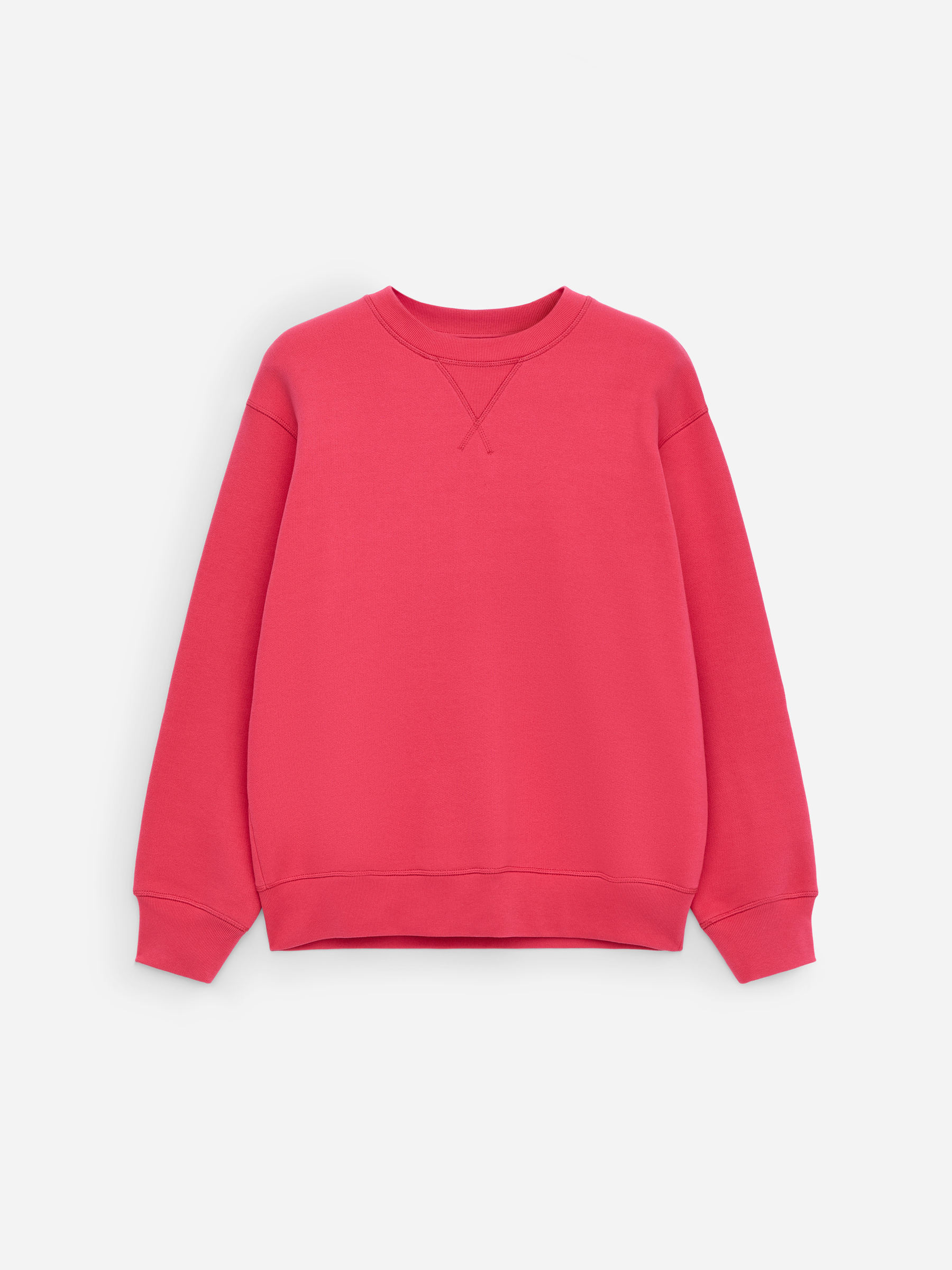 Loose-Fit Sweatshirt-Red-17648
