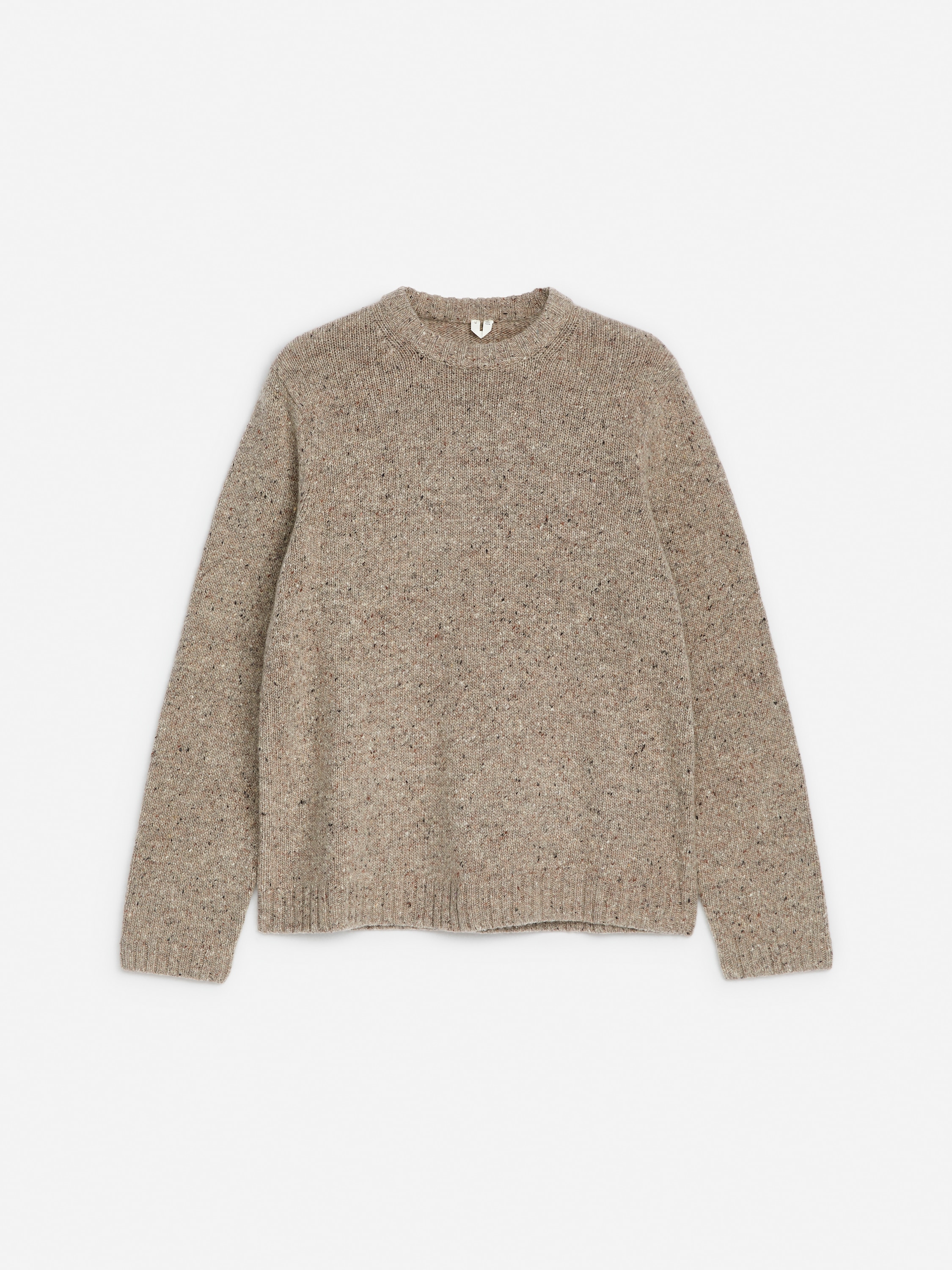 Wool-Alpaca Blend Jumper - Bézs melange