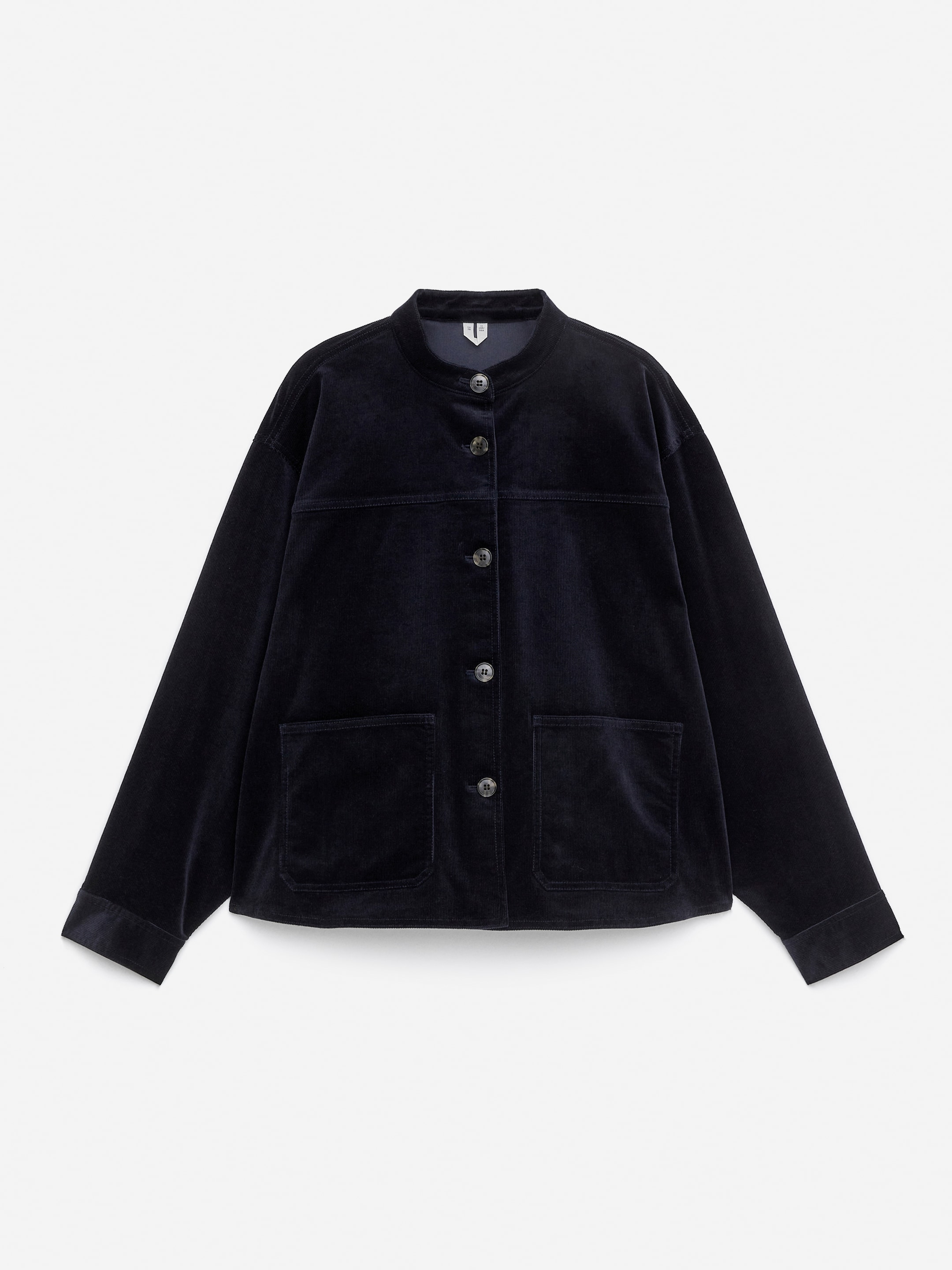 Ver imagen más grande: Sobrecamisa de pana - Azul oscuro - MUJER | H&M ES 5