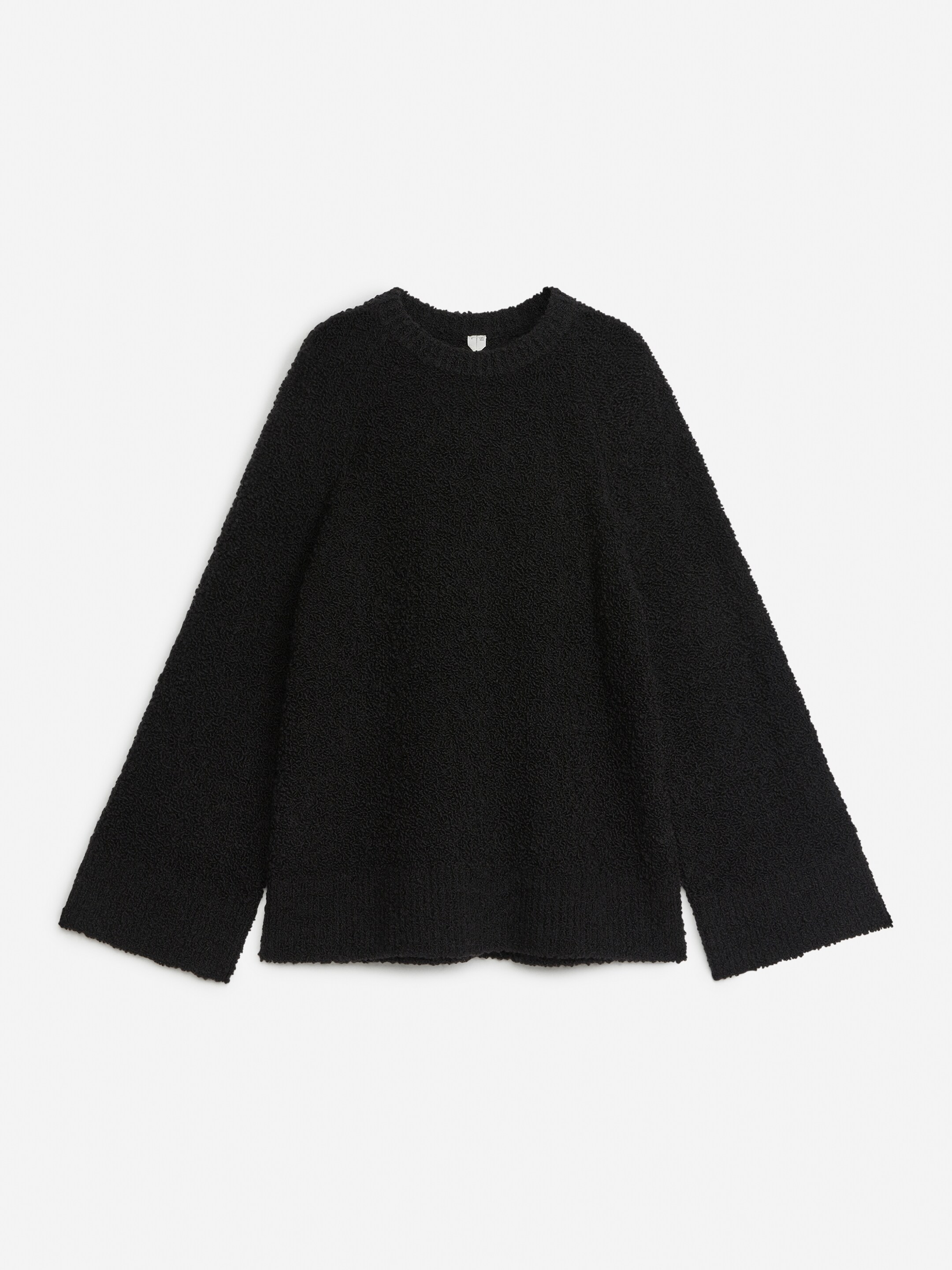 View larger image: Bouclé Jumper - Black - Ladies | H&M GB 1