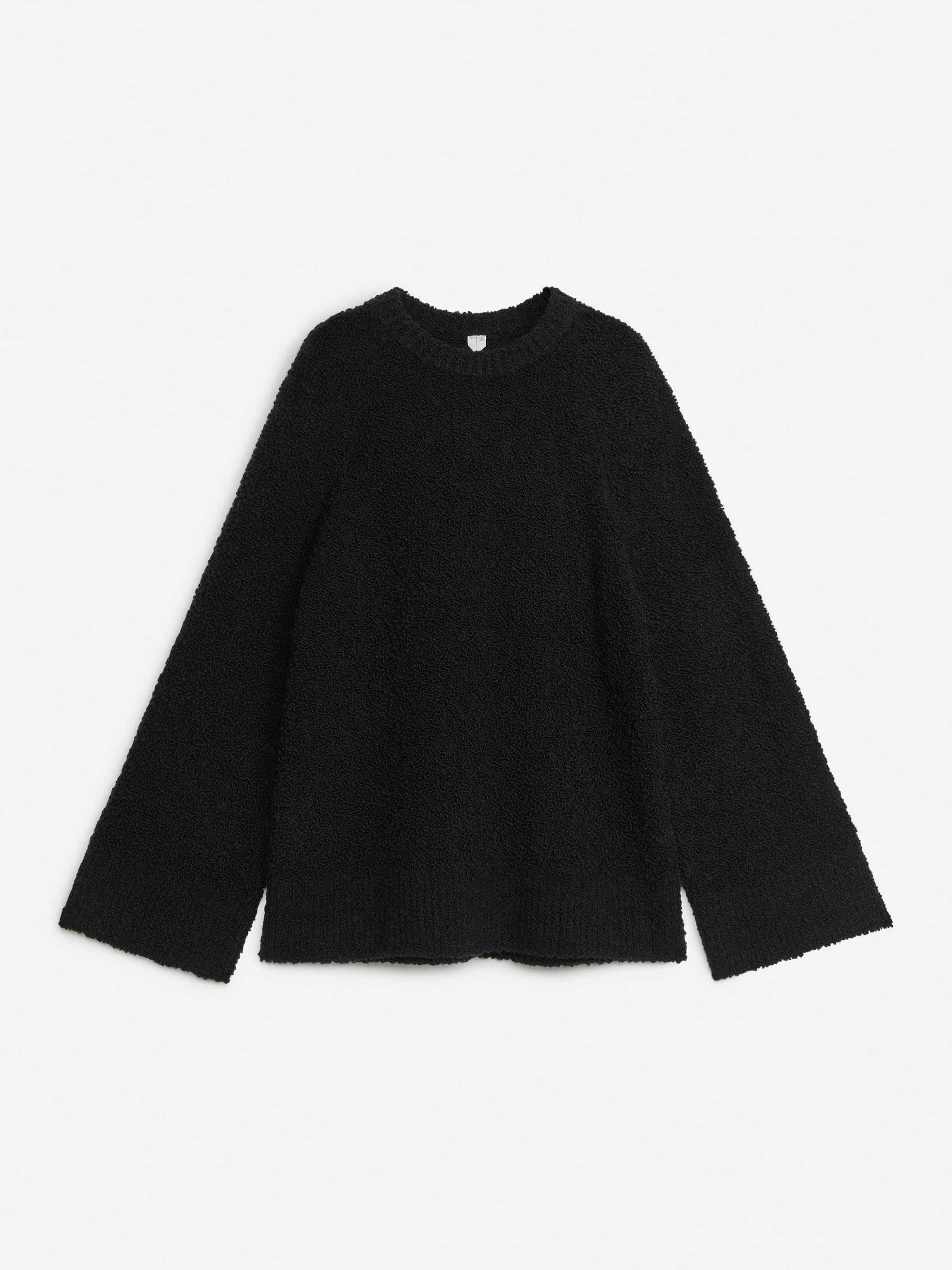 Größeres Bild ansehen: Bouclé-Pullover - Schwarz - Ladies | H&M DE 1