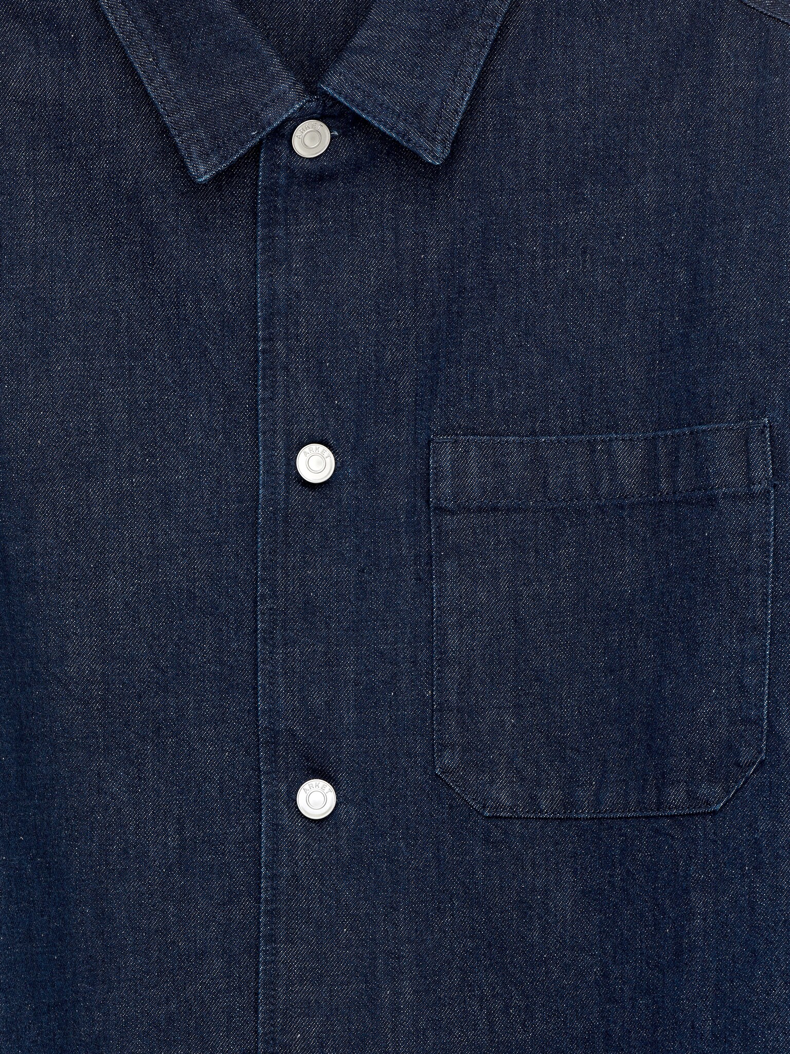 Surchemise en jean - Bleu foncé - 4