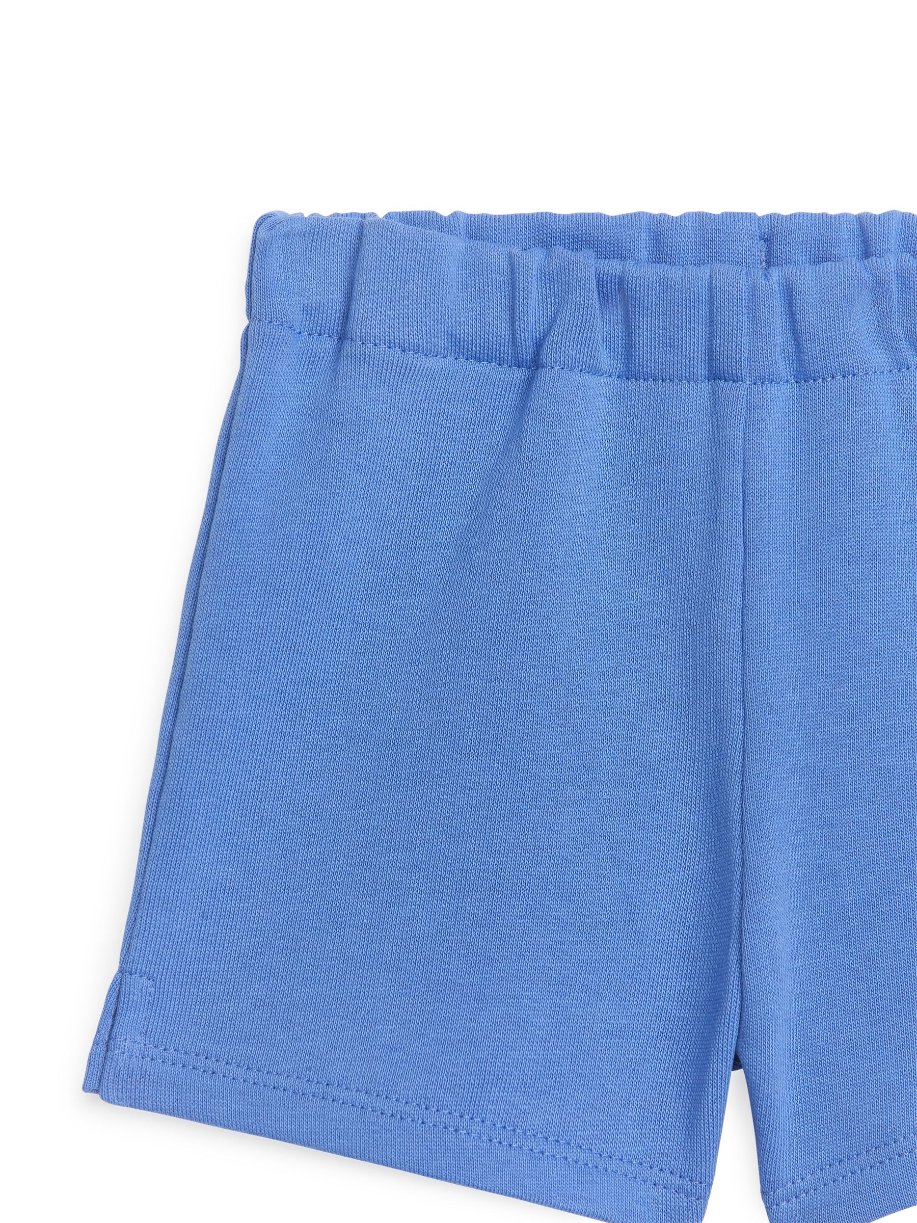 Pantalones cortos de rizo francés de algodón - Azul - Corte relajado - Children - StillMedia/DescriptiveDetail - 2