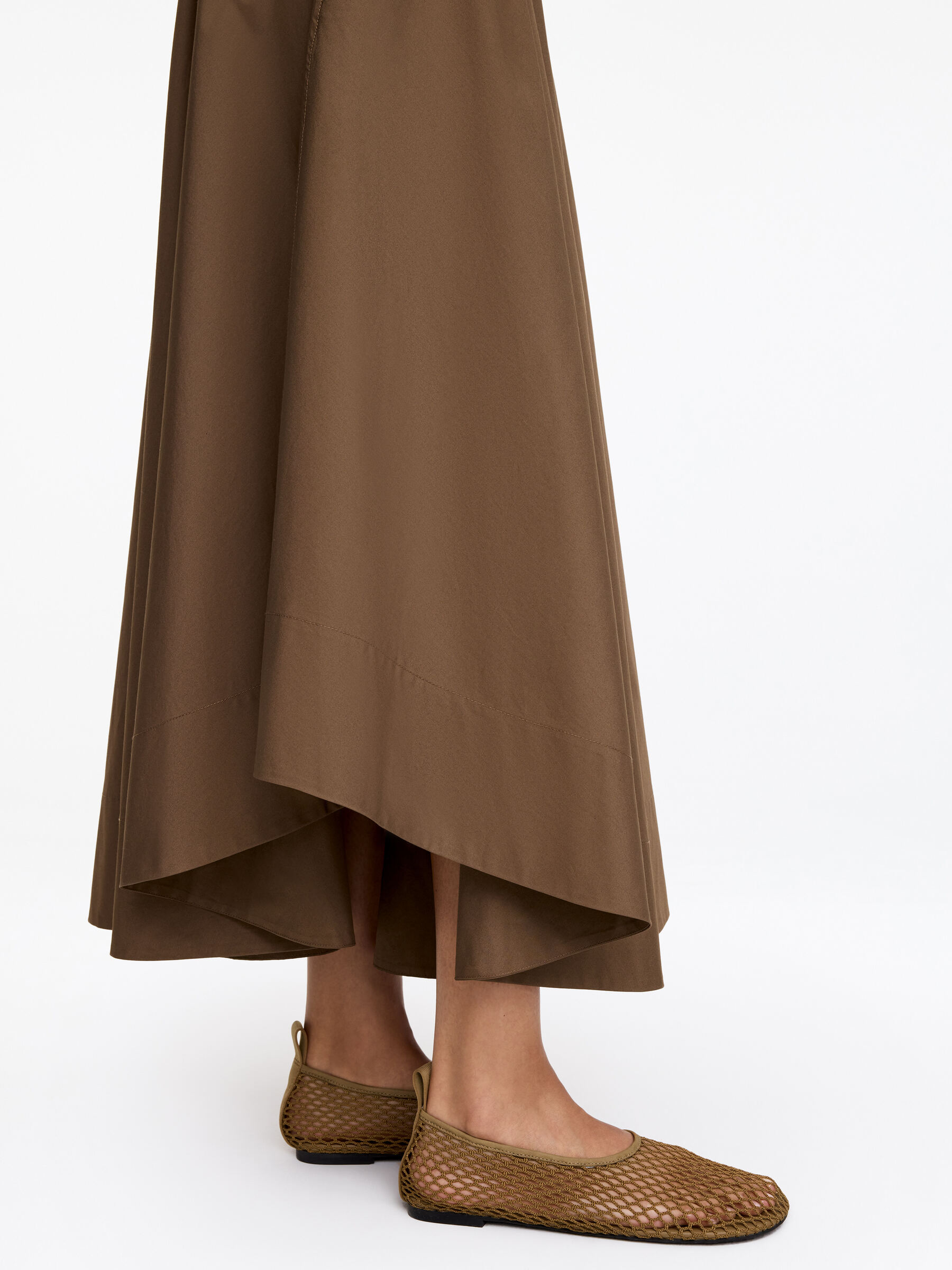 Mesh Ballet Flats - Dark Beige - Women - StillMedia/Lookbook - 7