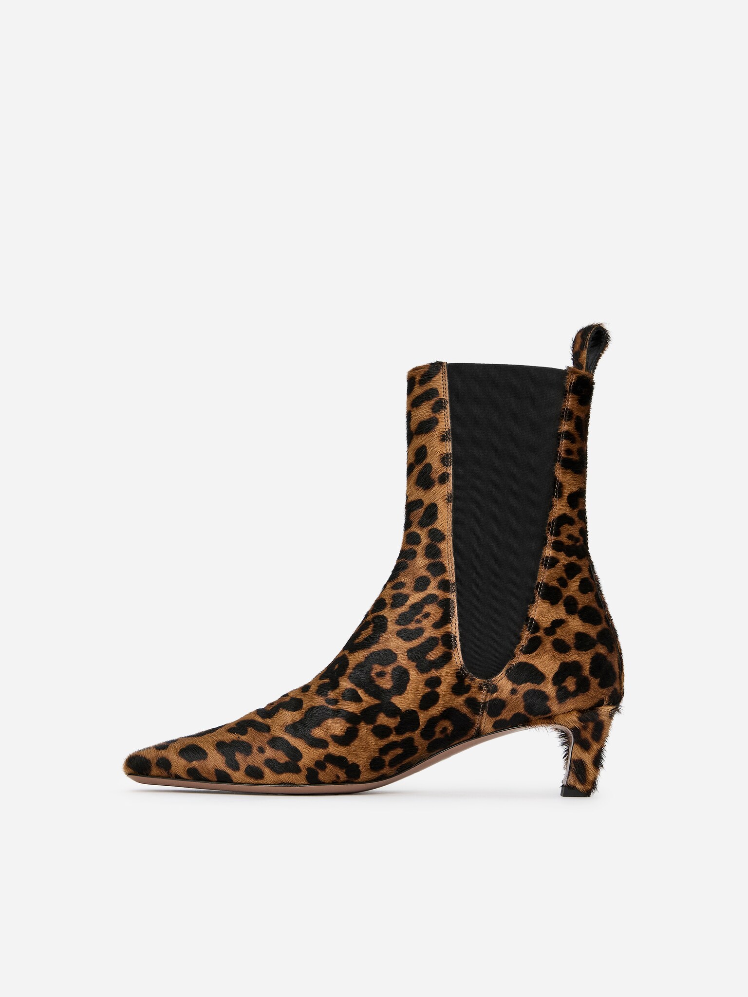 Bottines effet crin - Beige/Noir - 3