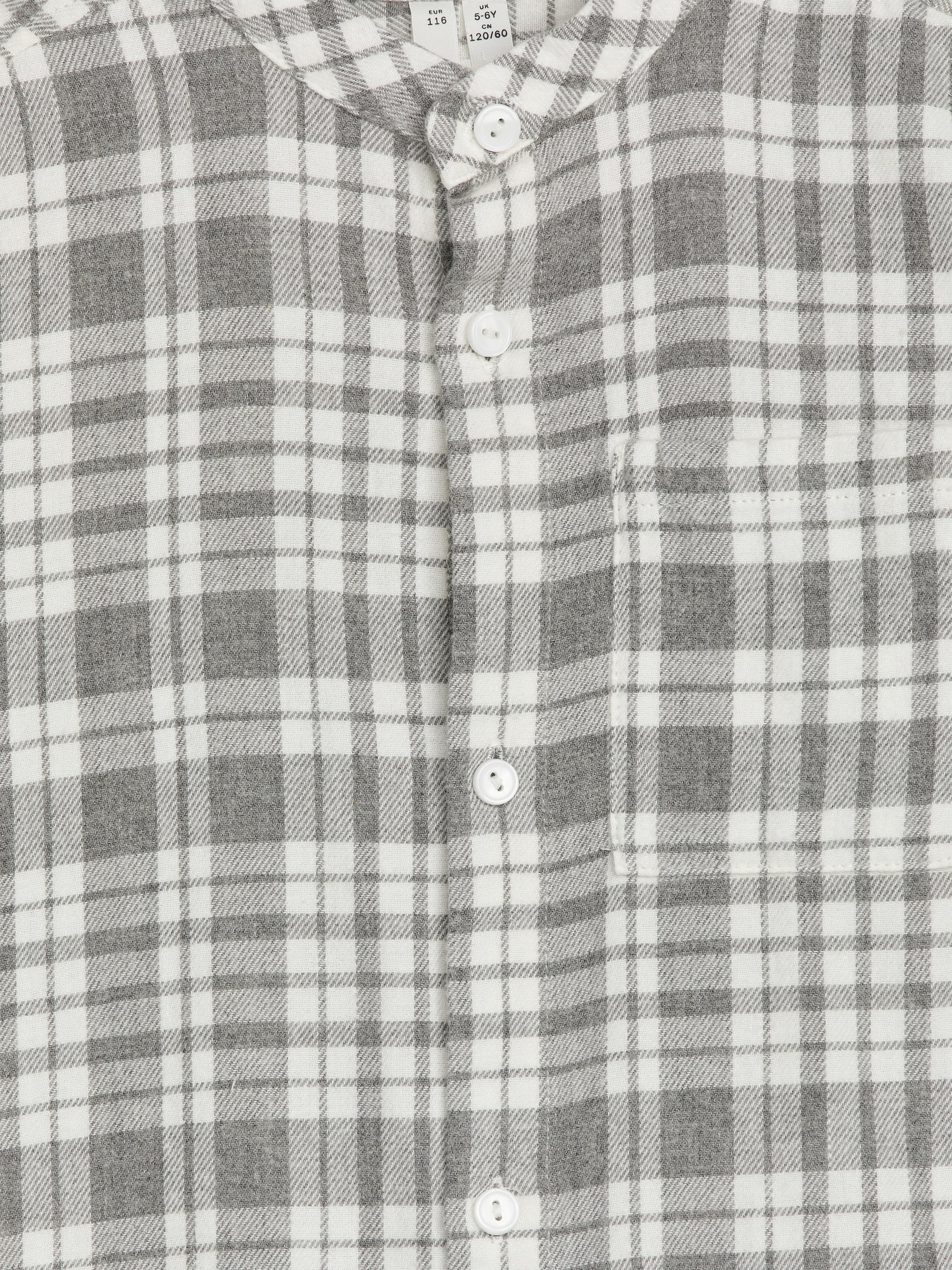 Flanellskjorta - Vit/grå - Regular fit - Children - StillMedia/DescriptiveDetail - 2
