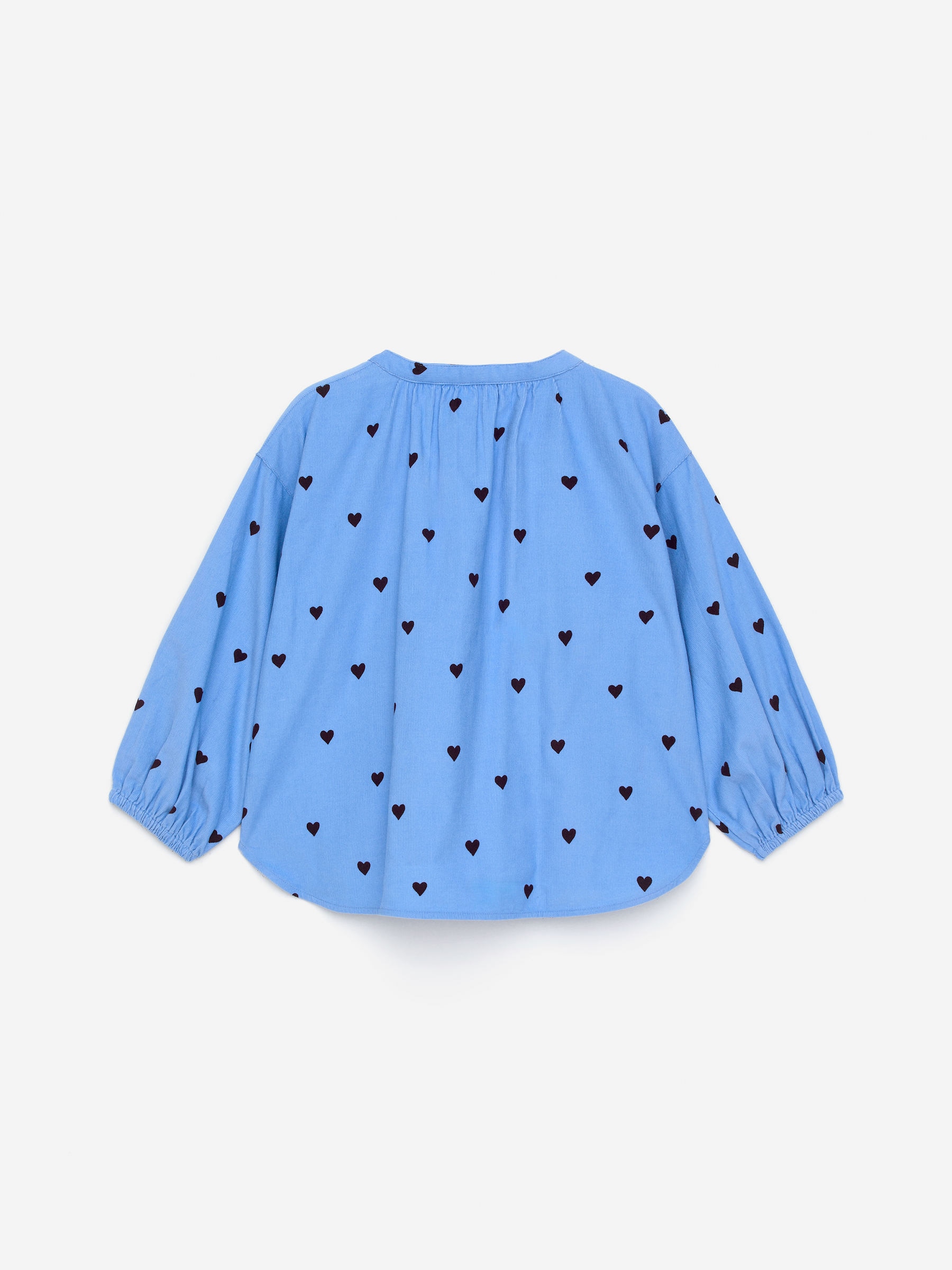 Geraffte Feincordbluse - Blau - Regular Fit - Kinder - StillMedia/DescriptiveStillLife - 3