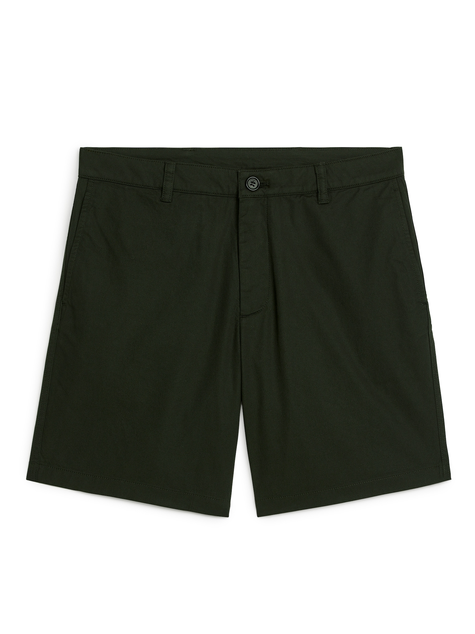 Short en coton - Vert foncé/Bleu foncé/Beige clair/Vert kaki