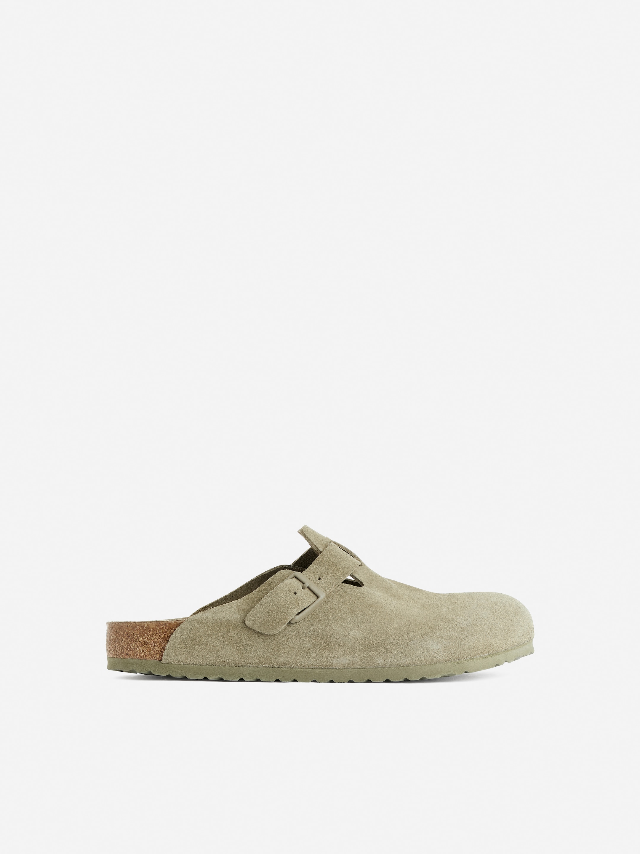 Veloursledersandale Boston von Birkenstock - Beige - Herren - StillMedia/DescriptiveStillLife - 3