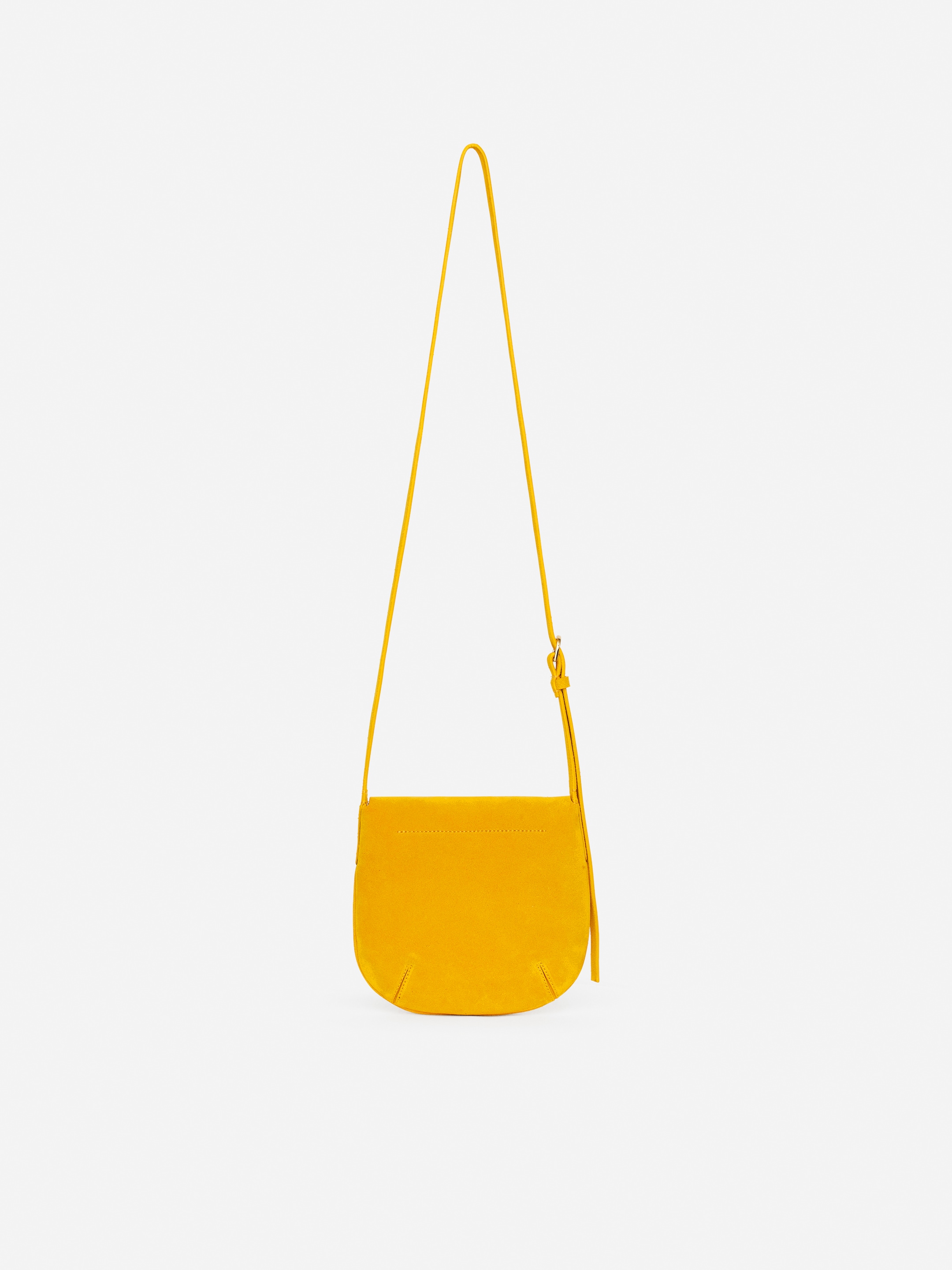 Skórzana torebka crossbody - Żółty - Women - StillMedia/DescriptiveStillLife - 3