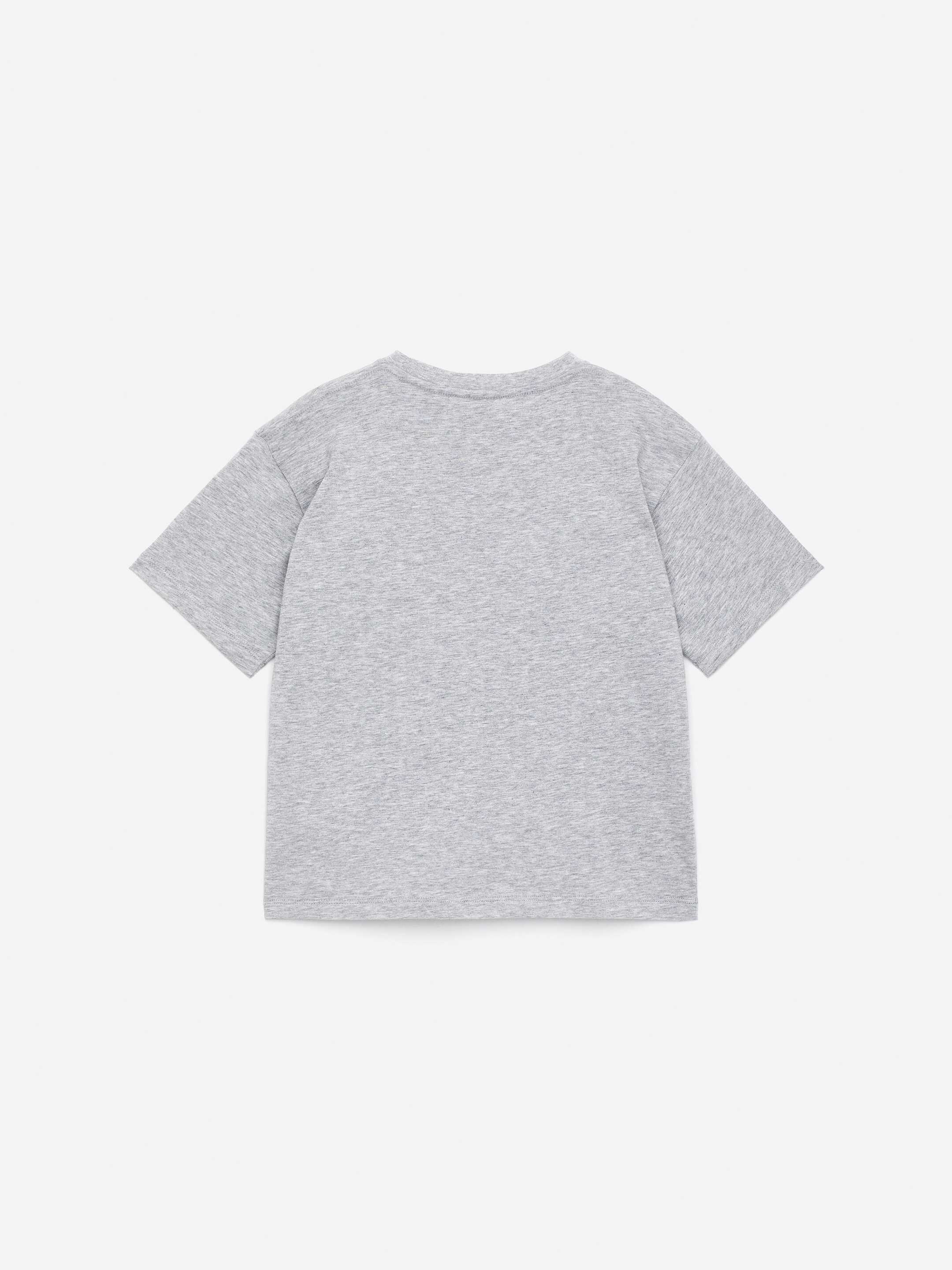Größeres Bild ansehen: Oversize-T-Shirt - Grau meliert/Hunde-Print - Kids | H&M DE 2