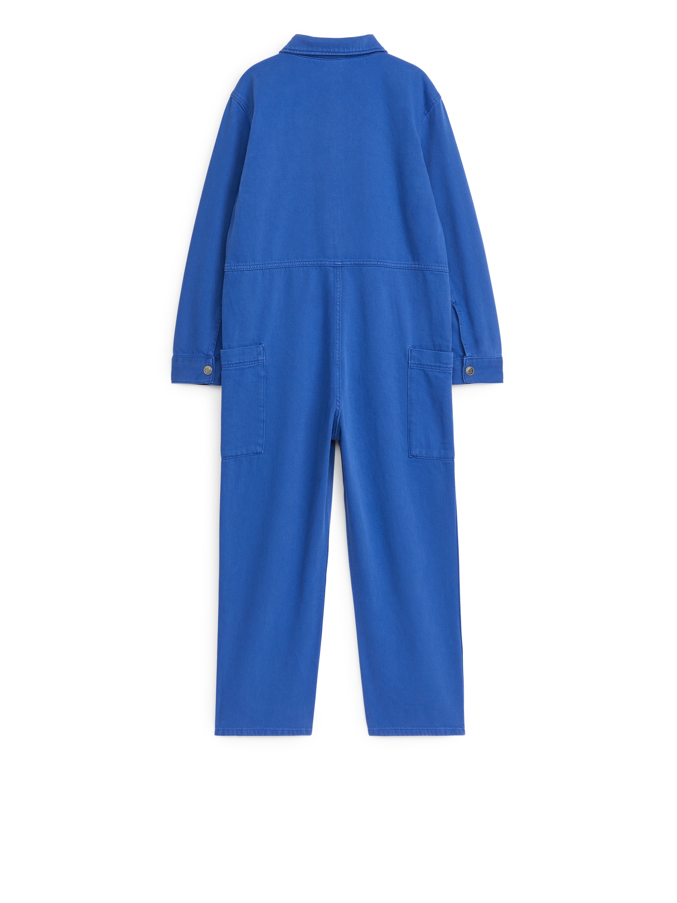Oversized overall i bomull - Klarblå - Loose fit - Children - StillMedia/DescriptiveStillLife - 3